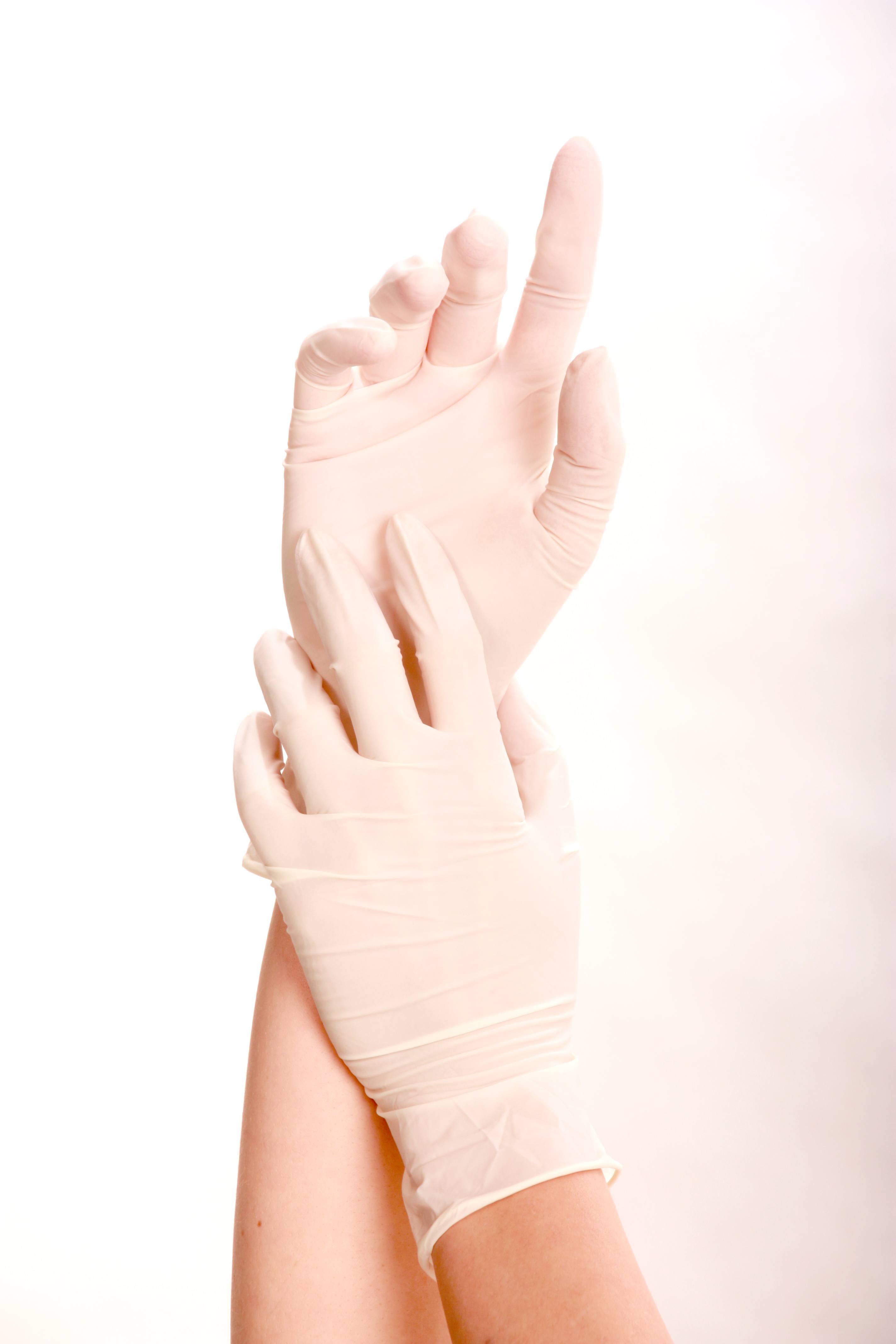 Einweg-Handschuh Nitril, Safe Light, puderfrei, Länge 24cm, Größe L, Lila, 100 Stück/VE