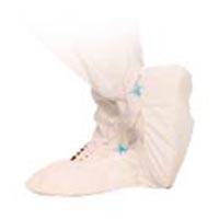 Einweg-Überschuh Überziehschuh Vlies mit CPE-Beschichtung für Hygomat, Größe 44cm, Weiß, 800 Stück