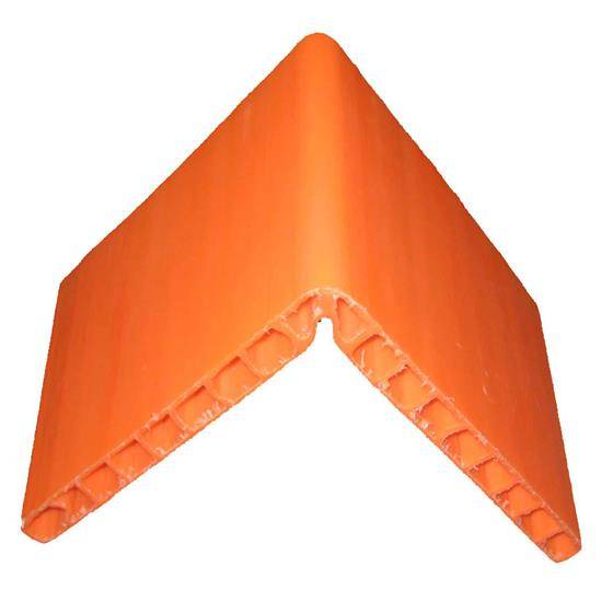 Kantenschutzecke Kantenschutzwinkel, Kunststoff, Orange, 190x190mm, Länge: 1,0m, 50 Stück