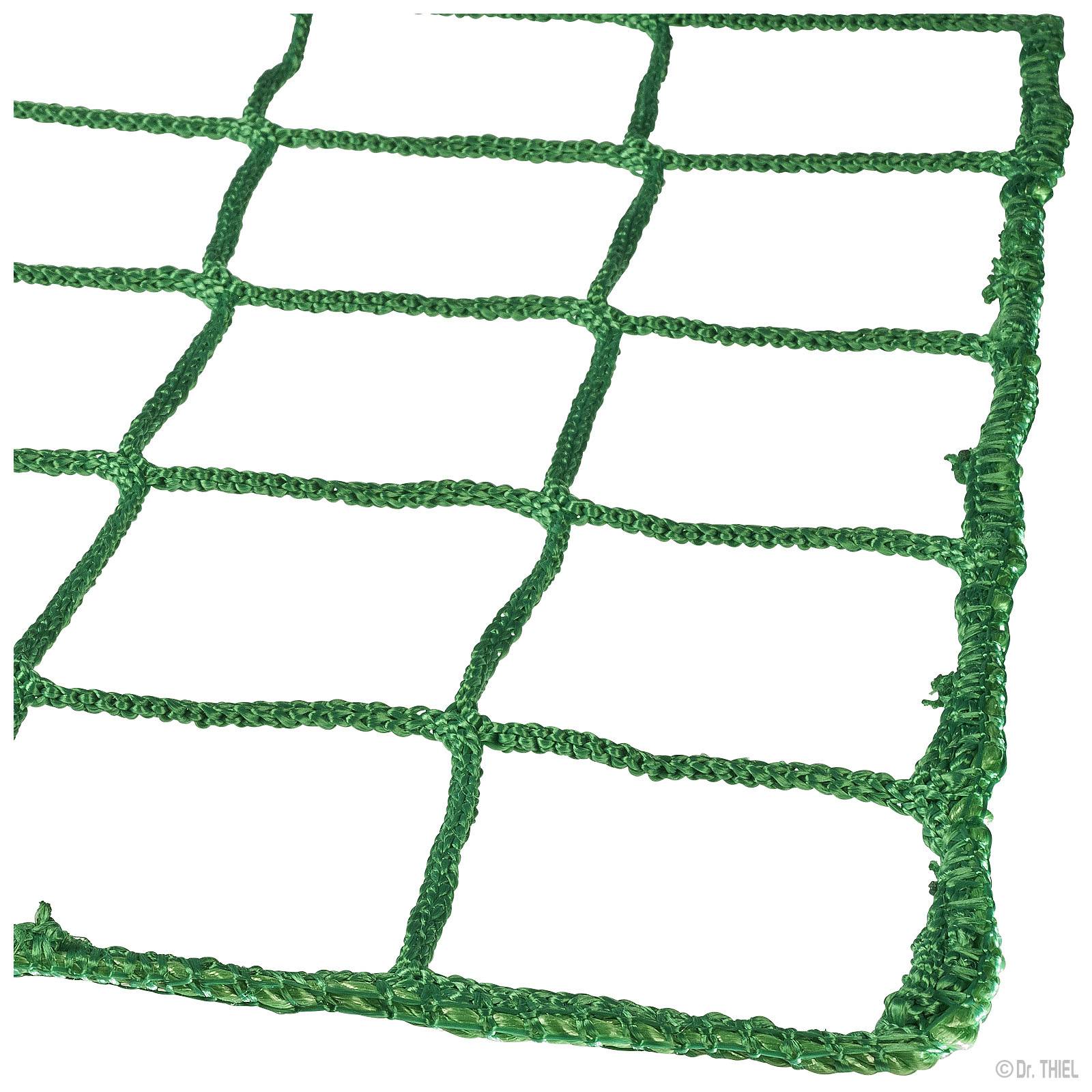 Großmaschiges Kunstfasernetz Netz mit Randkordel, Maschenweite 100mm, 3,5 x 5,0m, Blau