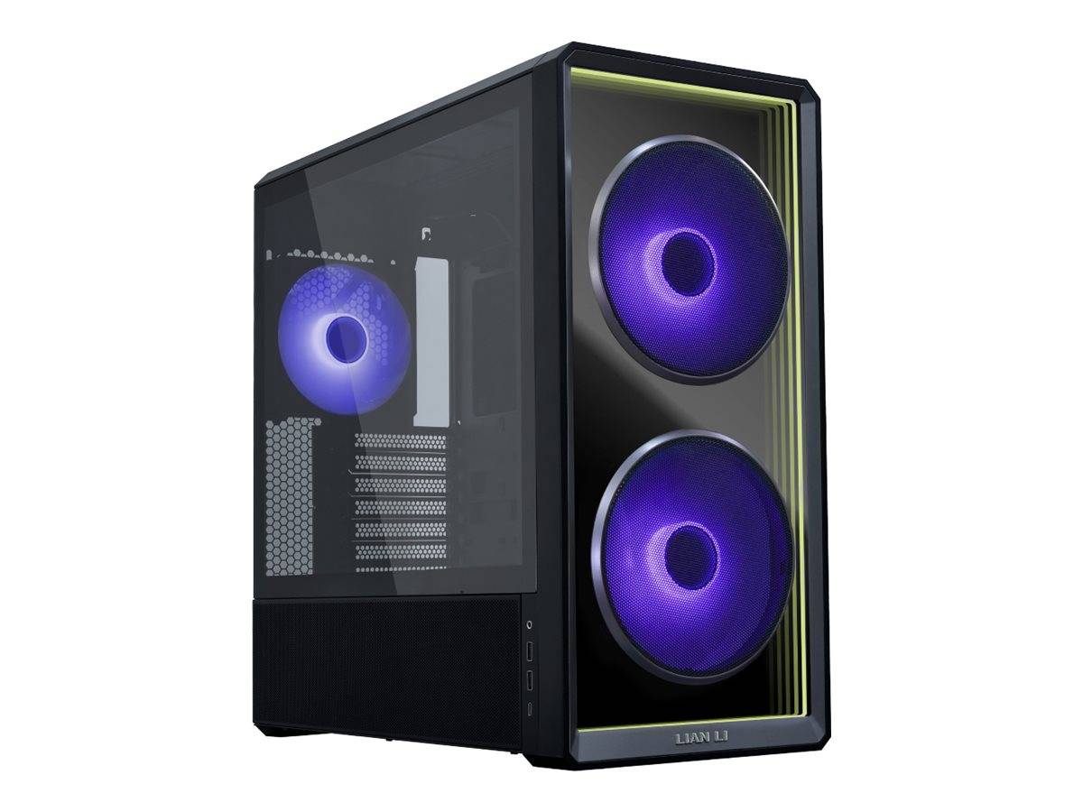 Lian Li LANCOOL 217 INF Black | PC-GehäuseMidi-Tower für Mini-ITX, microATX,