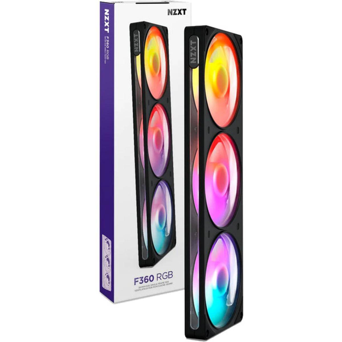 NZXT F360 RGB 3x 120mm PWM Lüfter schwarz