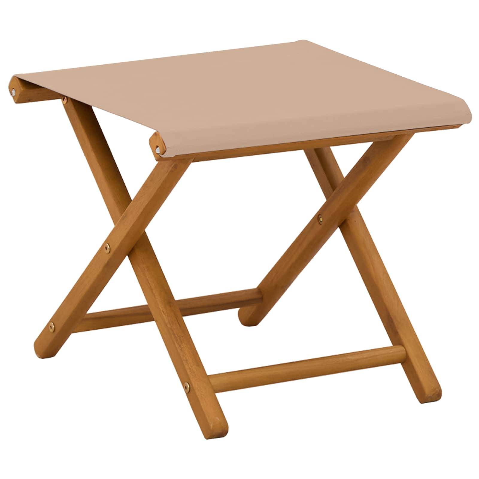 vidaXL Liegestuhl 4 stk. 3 Position Massives Eukalyptus Holz Taupe