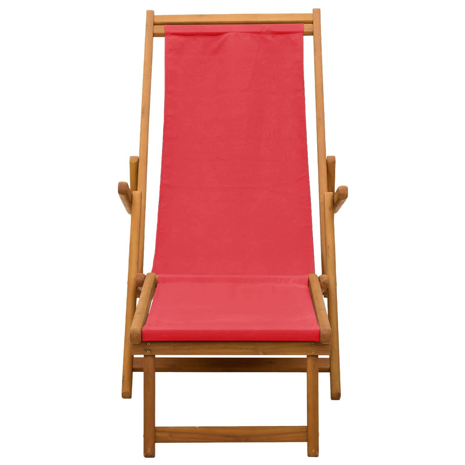 vidaXL Klappbare Sonnenliege 2 pcs 3 Position Massives Eukalyptus Holz