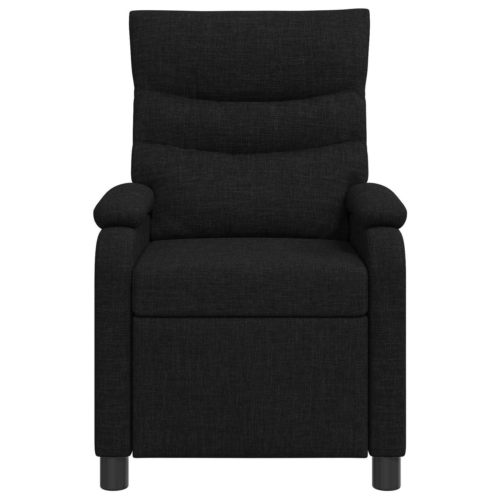 vidaXL Massage Relaxsessel Schwarz Stoff