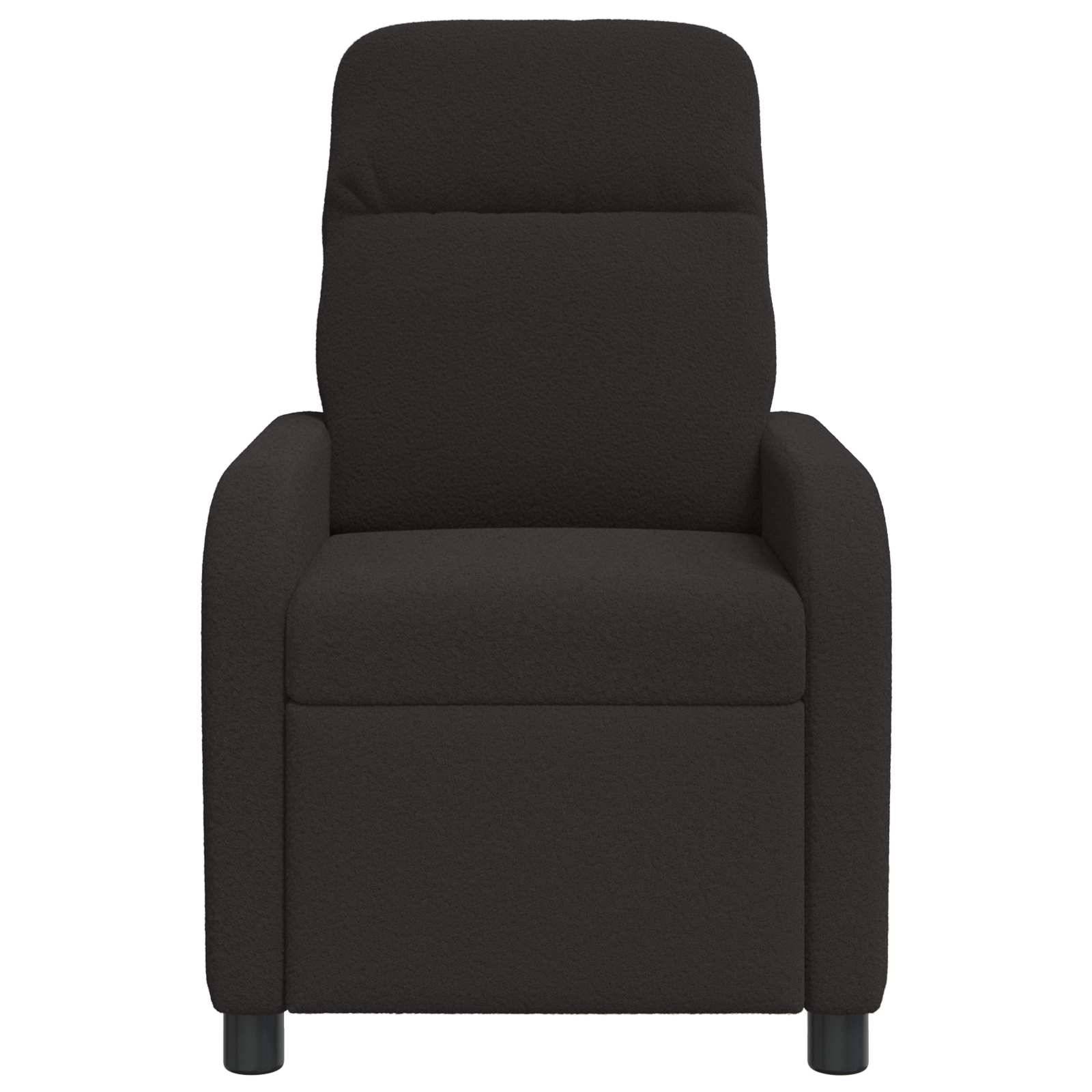 vidaXL Massage Relaxsessel Schwarz Bouclé