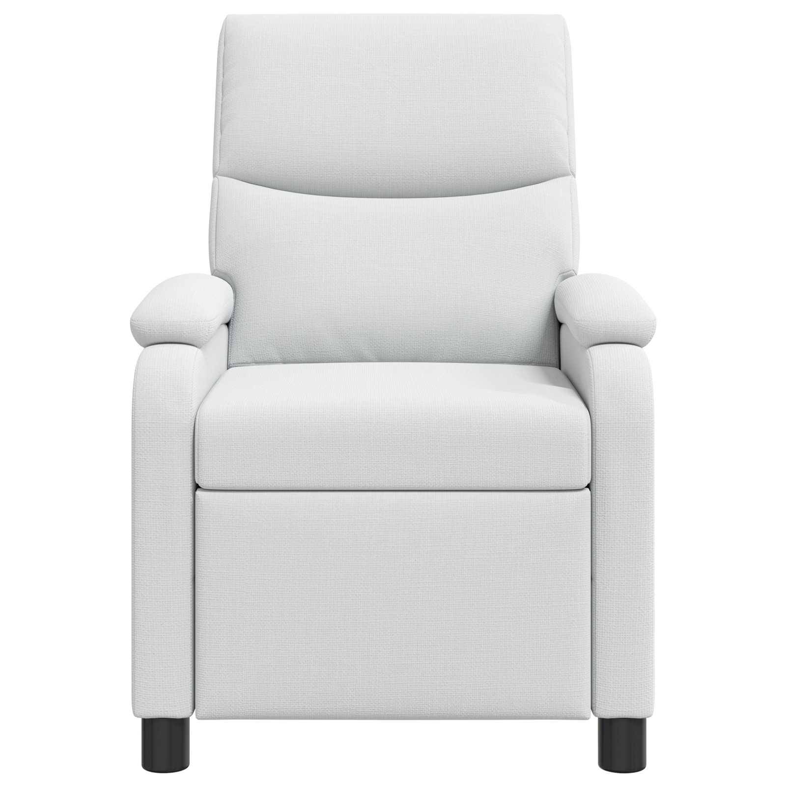 vidaXL Massage Relaxsessel Weiß Stoff