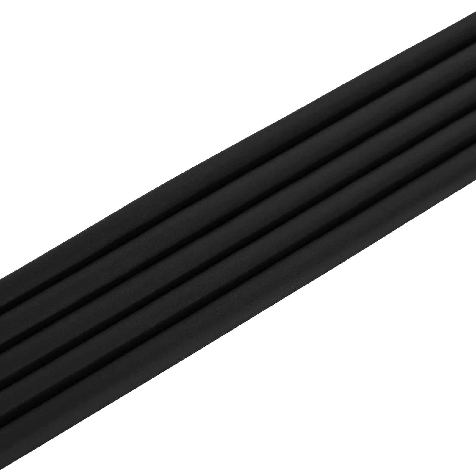 vidaXL Selbstklebende Fensterdichtung Schwarz 9 x 8 mm 12 m