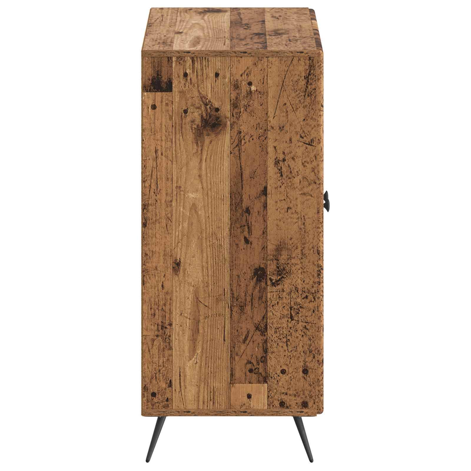 vidaXL Schuhschrank BREDA 59,5 x 39,5 x 90 cm Holzwerkstoff Altholz