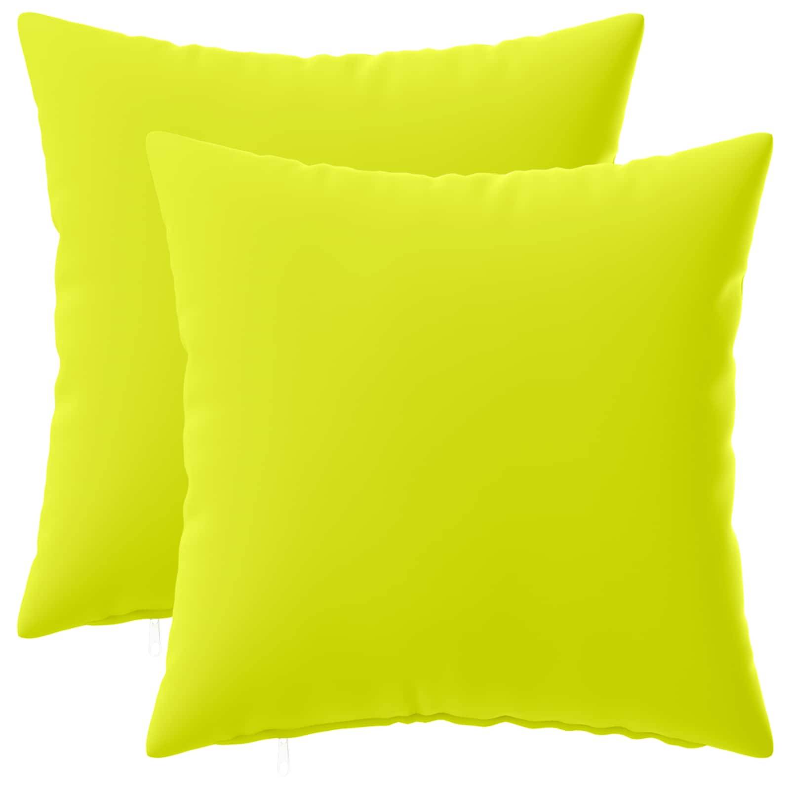 vidaXL Kissenbezug 2 pcs HEERLEN Hellgrün 40 x 40 cm Polyester