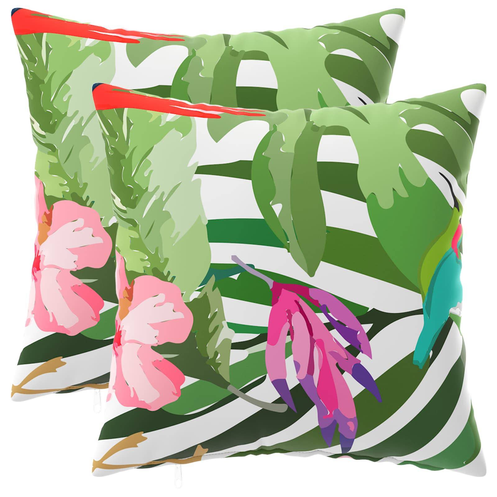 vidaXL Kissenbezug 2 pcs HEERLEN Schwarz 40 x 40 cm Polyester