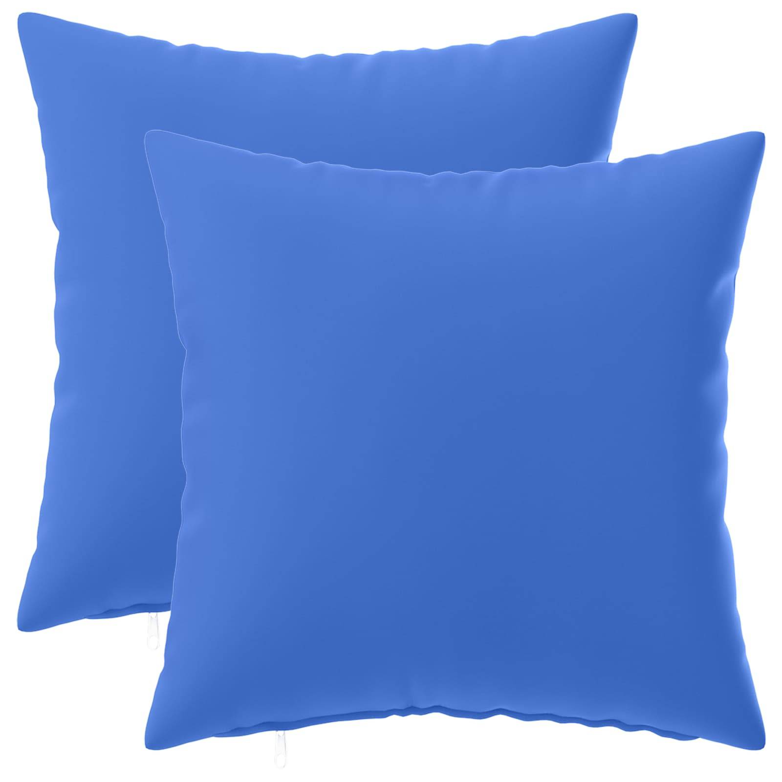 vidaXL Kissenbezug 2 pcs HEERLEN Königsblau 40 x 40 cm Polyester