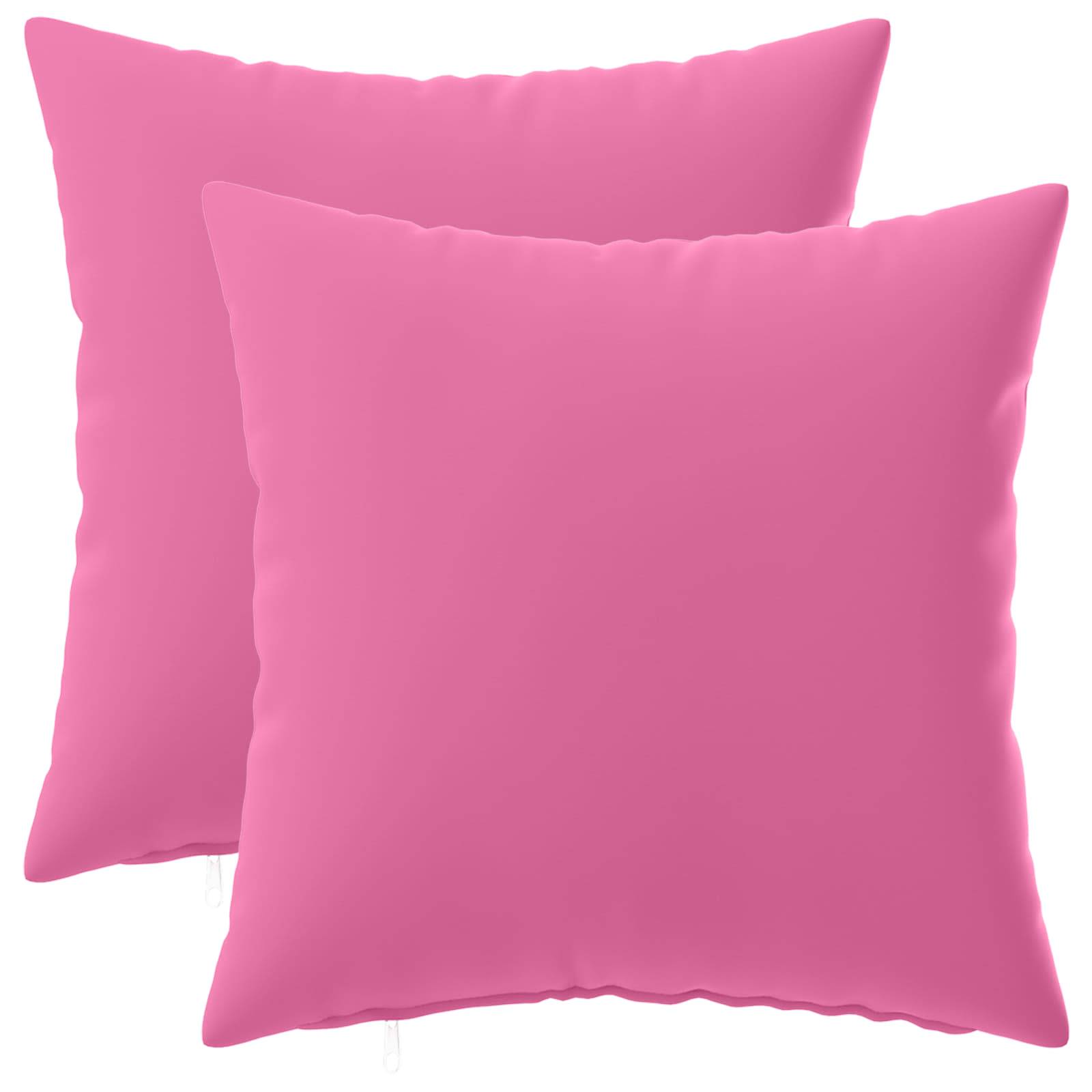 vidaXL Kissenbezug 2 pcs HEERLEN Rosa 40 x 40 cm Polyester