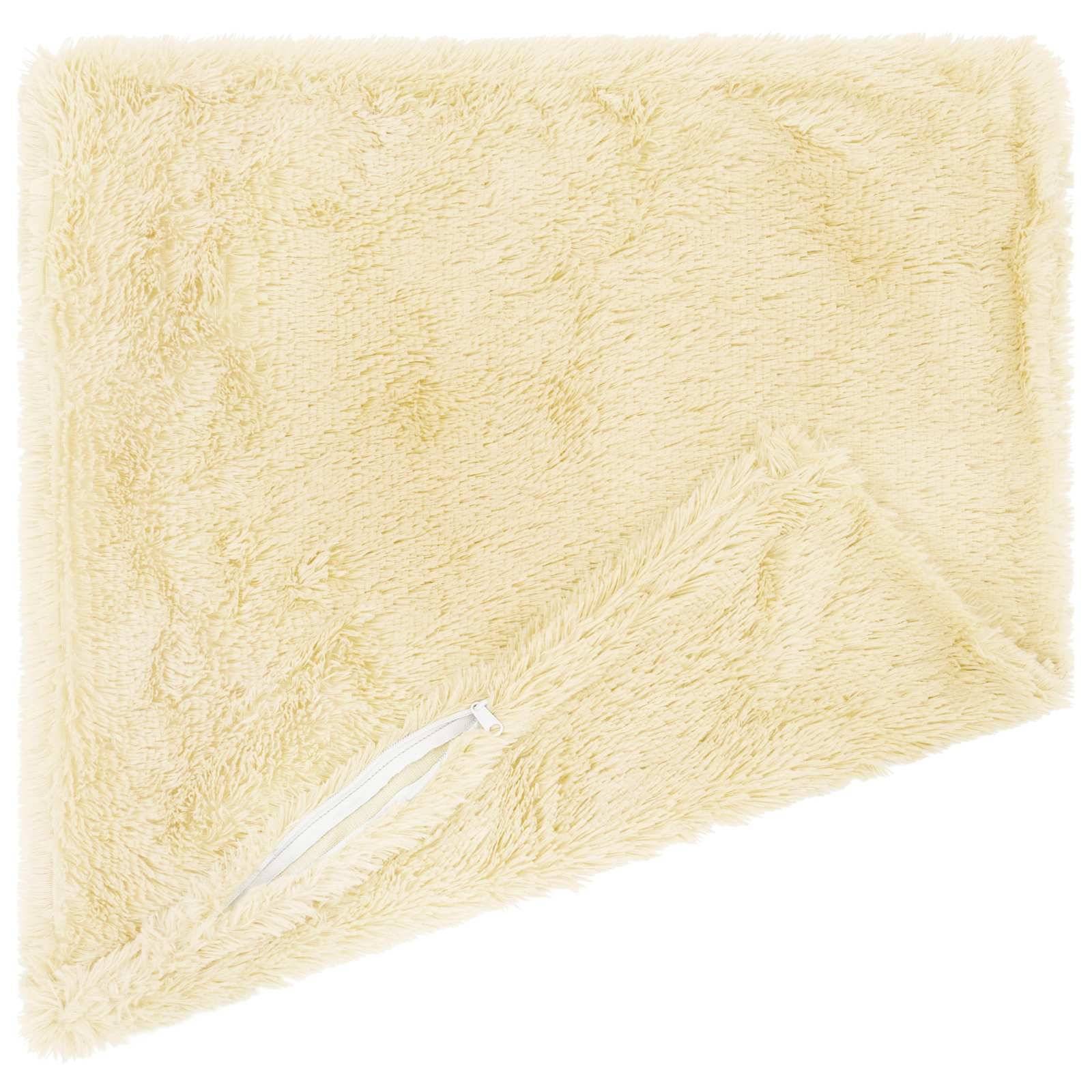 vidaXL Kissenbezug 2 pcs HEERLEN Creme 35 x 35 cm PV Fleece