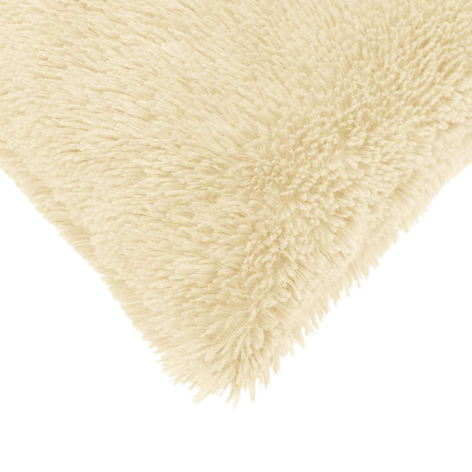 vidaXL Kissenbezug 2 pcs HEERLEN Creme 65 x 65 cm PV Fleece