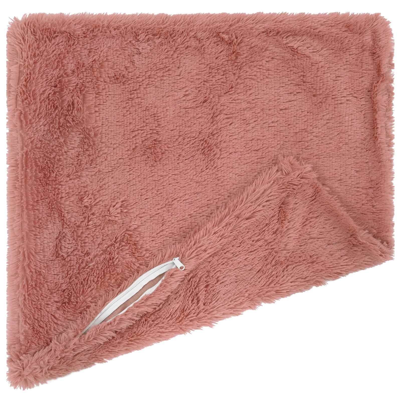 vidaXL Kissenbezug 12 pcs HEERLEN Rosa 45 x 45 cm PV Fleece
