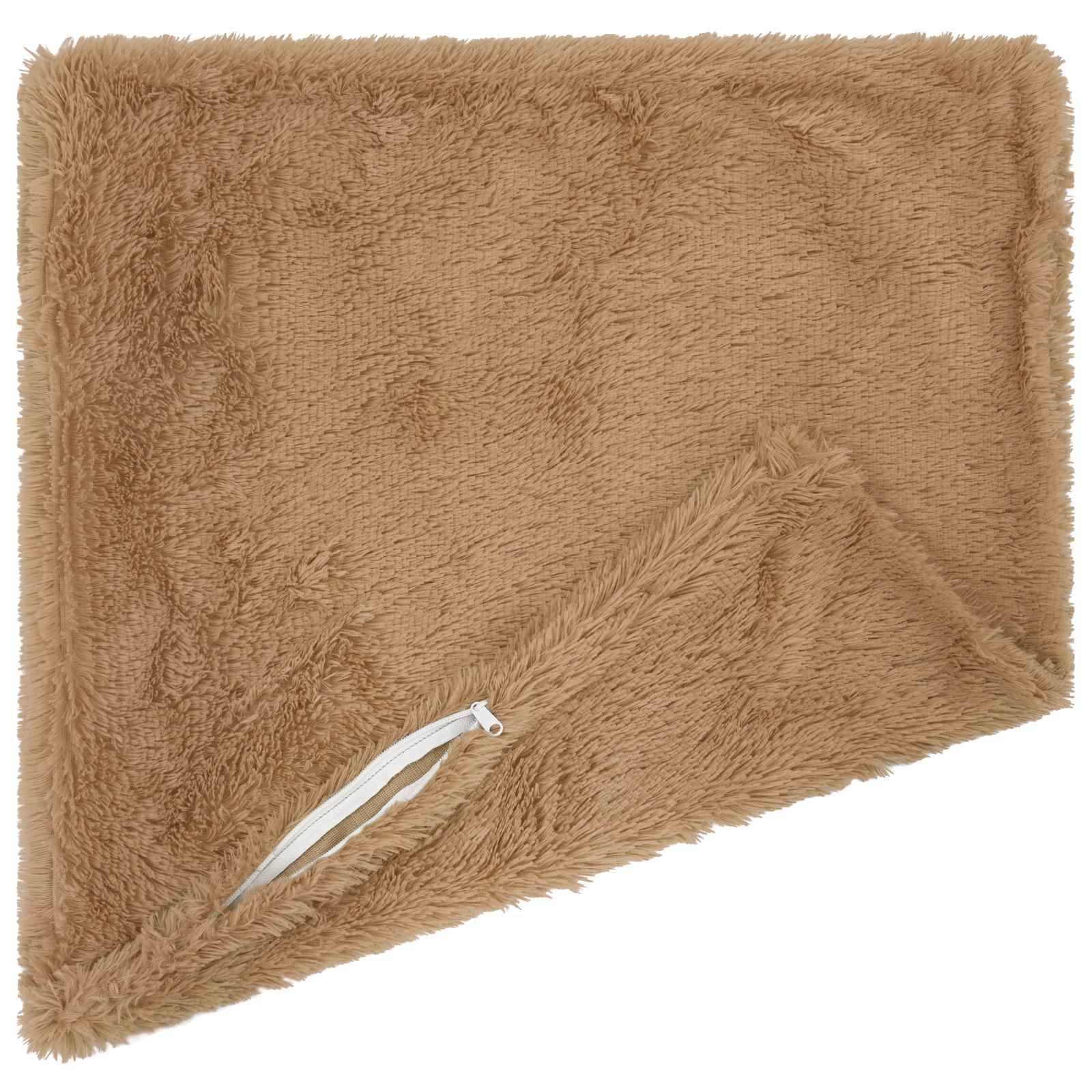 vidaXL Kissenbezug 6 pcs HEERLEN Taupe 80 x 80 cm PV Fleece