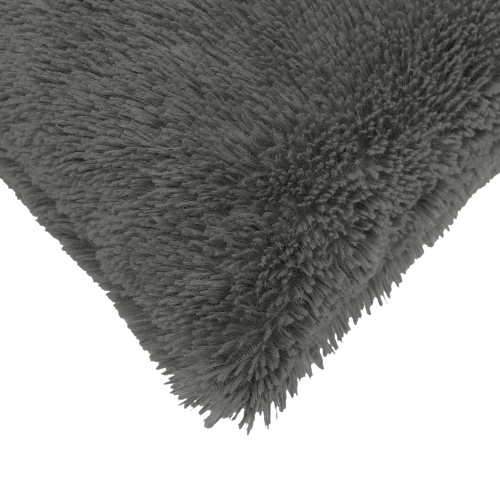 vidaXL Kissenbezug 6 pcs HEERLEN Hellgrau 60 x 60 cm PV Fleece
