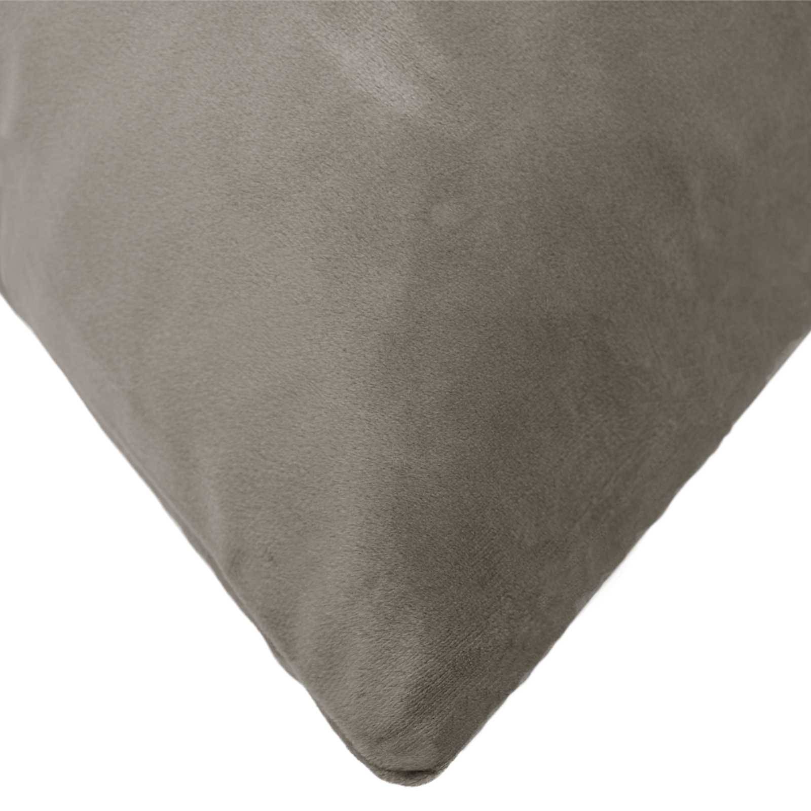 vidaXL Kissenbezug 2 pcs HEERLEN Hellgrau 40 x 70 cm Samt