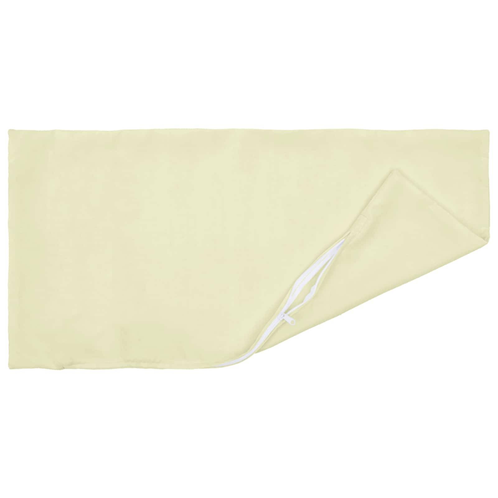 vidaXL Kissenbezug 2 pcs HEERLEN Creme 40 x 60 cm Polyester