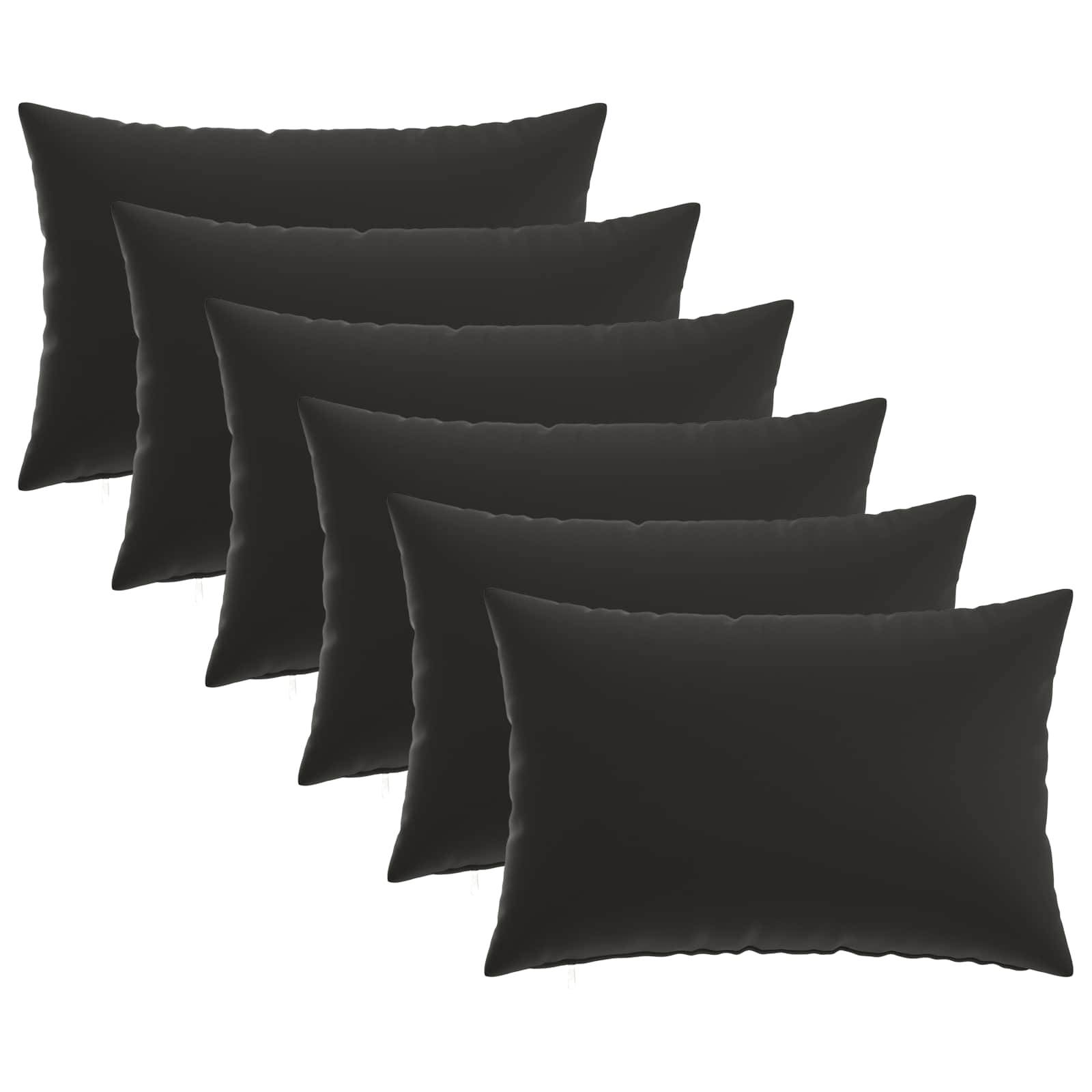 vidaXL Kissenbezug 6 pcs HEERLEN Mehrfarbig 50 x 80 cm Polyester