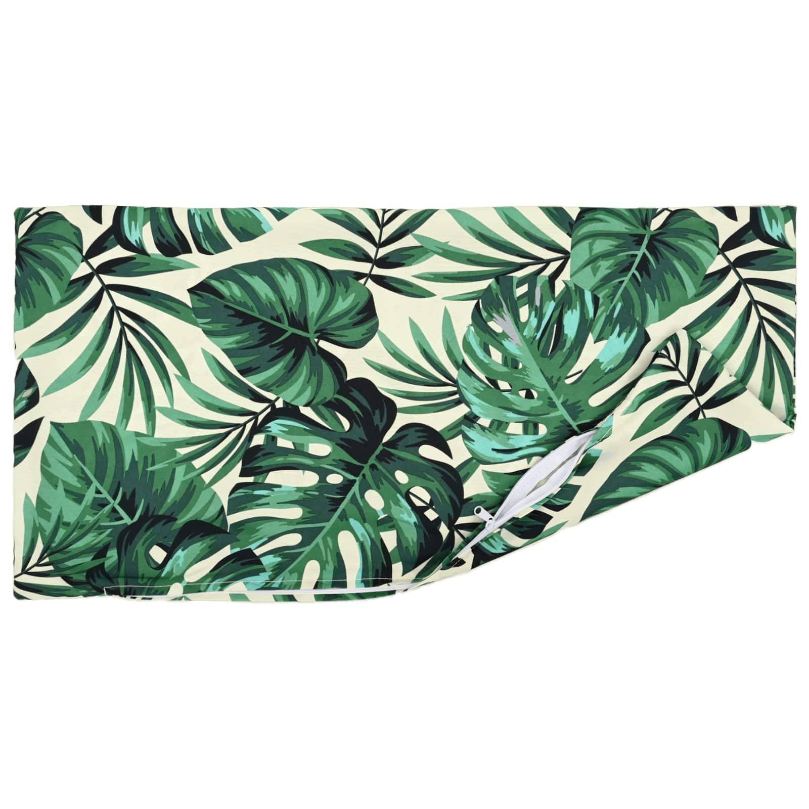 vidaXL Kissenbezug 2 pcs HEERLEN Blattmuster 50 x 80 cm Polyester