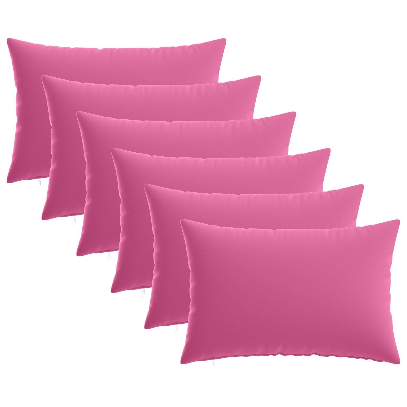 vidaXL Kissenbezug 6 pcs HEERLEN Rosa 50 x 70 cm Polyester