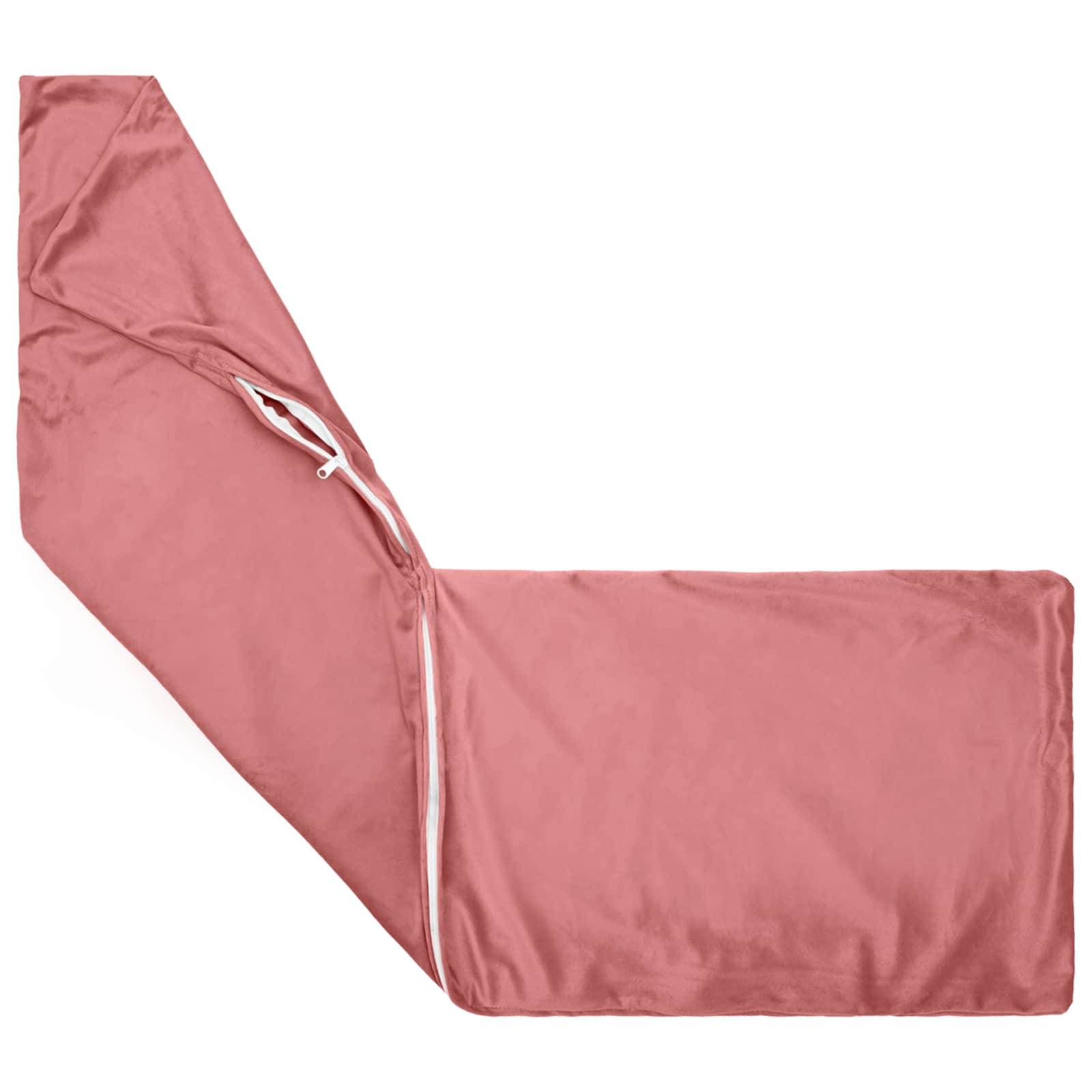 vidaXL Kissen mit Kissen HEERLEN 2 Stk. Rosa Samt