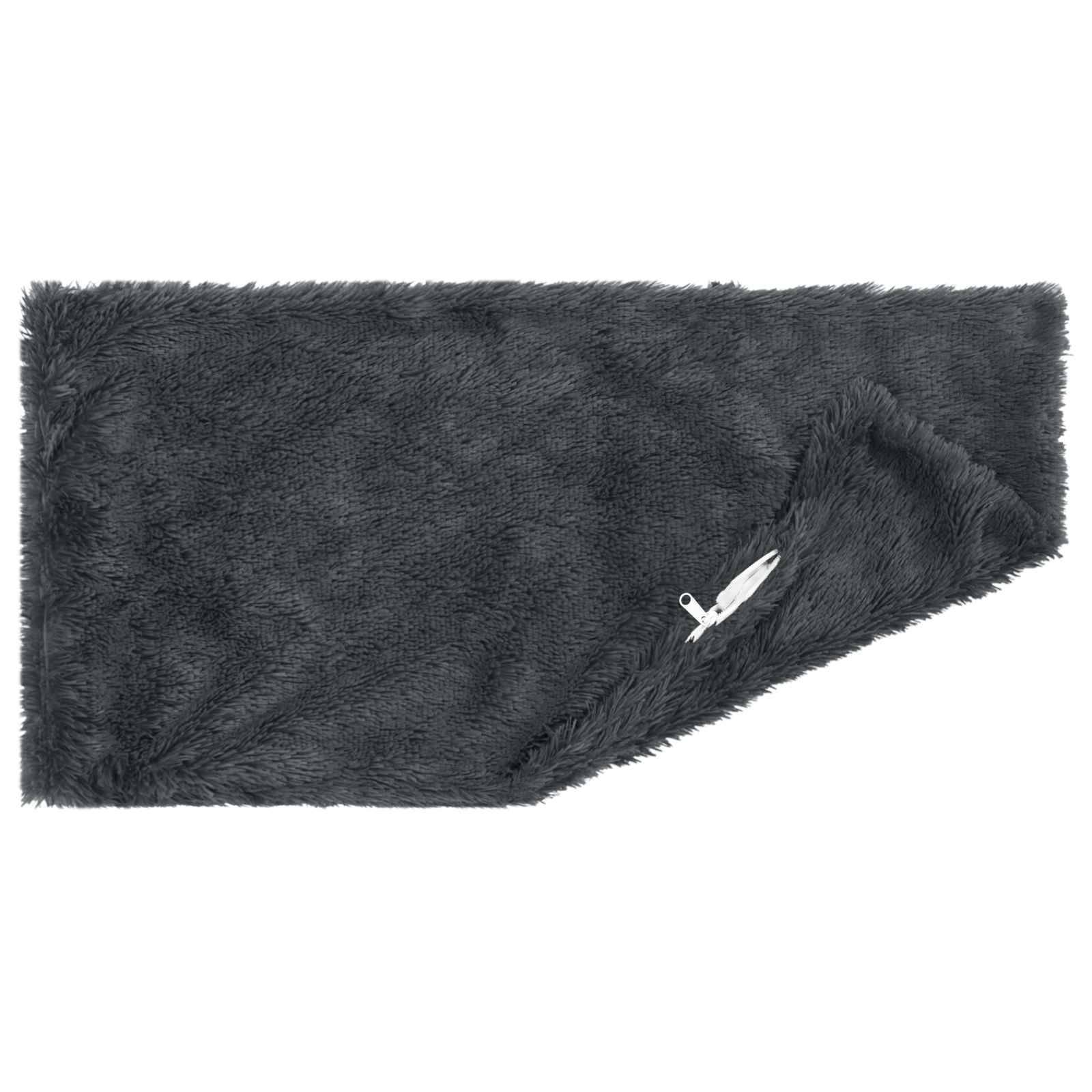vidaXL Kissen mit Kissen HEERLEN 2 Stk. Anthrazit PV Fleece