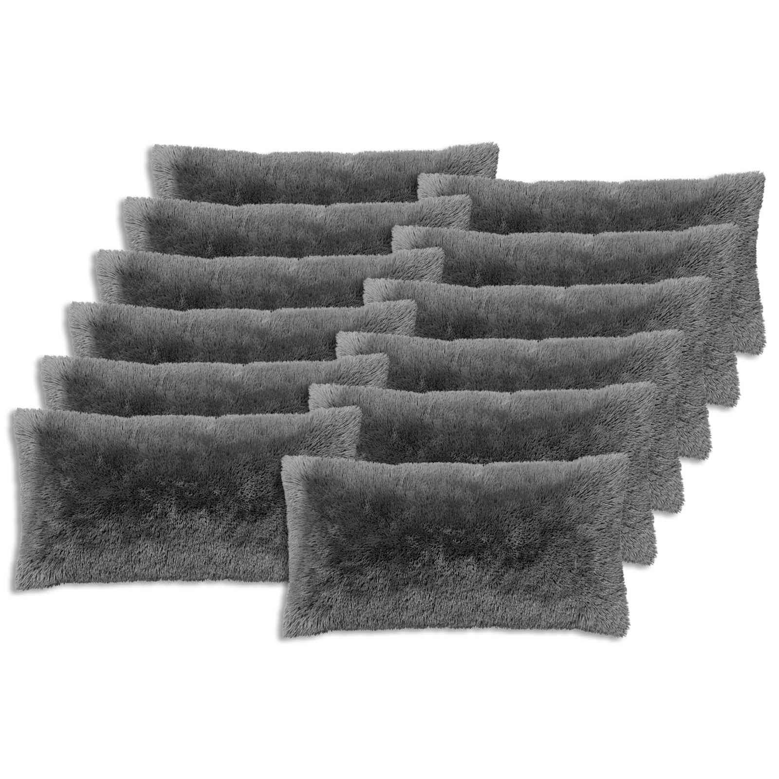 vidaXL Kissen mit Kissen HEERLEN 2 Stk. Hellgrün PV Fleece