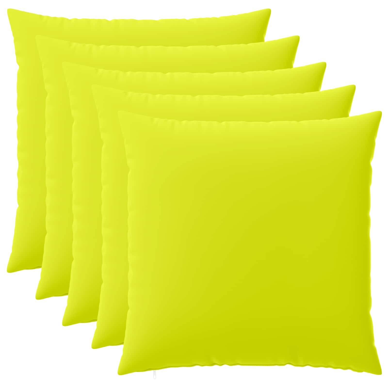 vidaXL Kissenbezug 6 pcs HEERLEN Hellgrün 60 x 60 cm Polyester