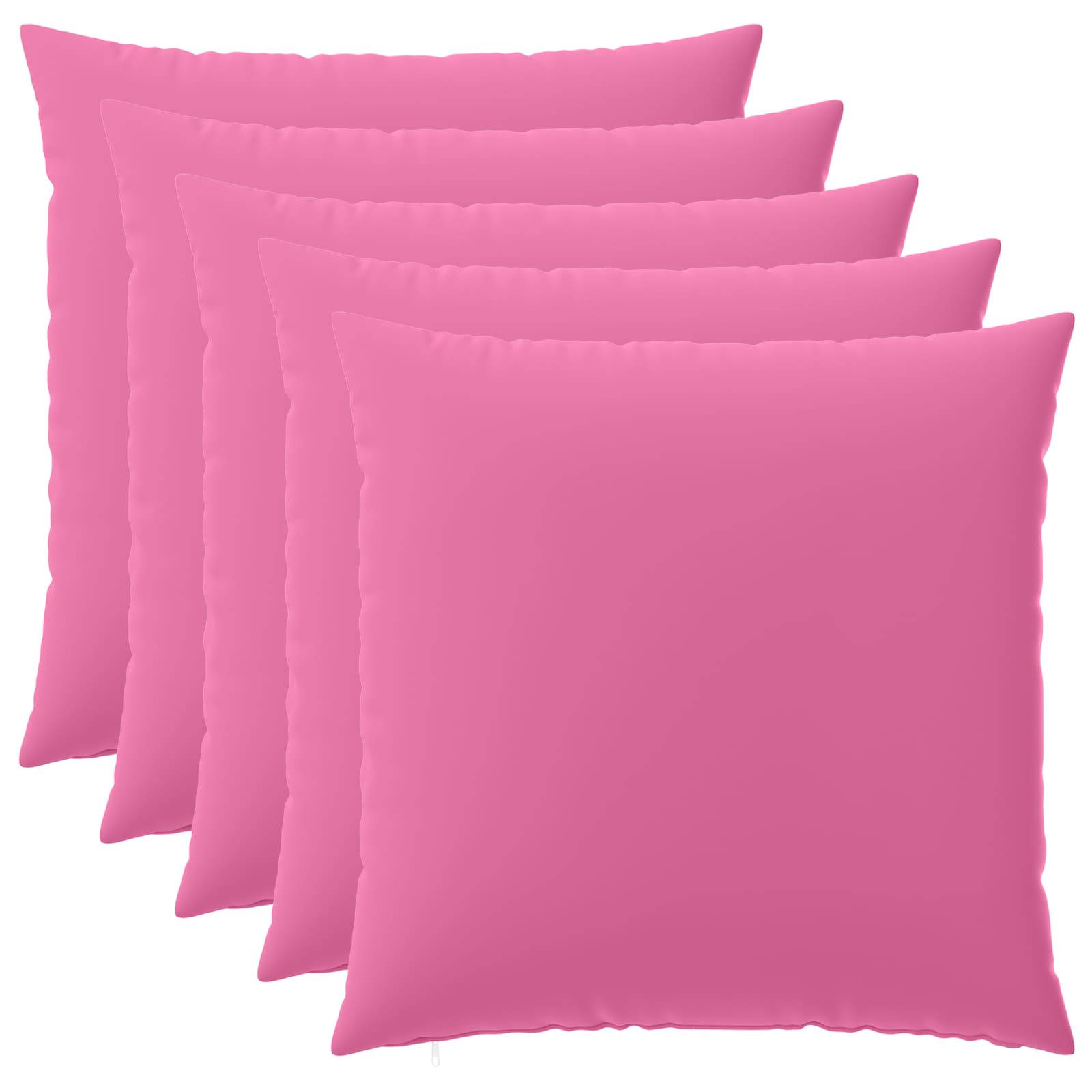 vidaXL Kissenbezug 6 pcs HEERLEN Rosa 65 x 65 cm Polyester