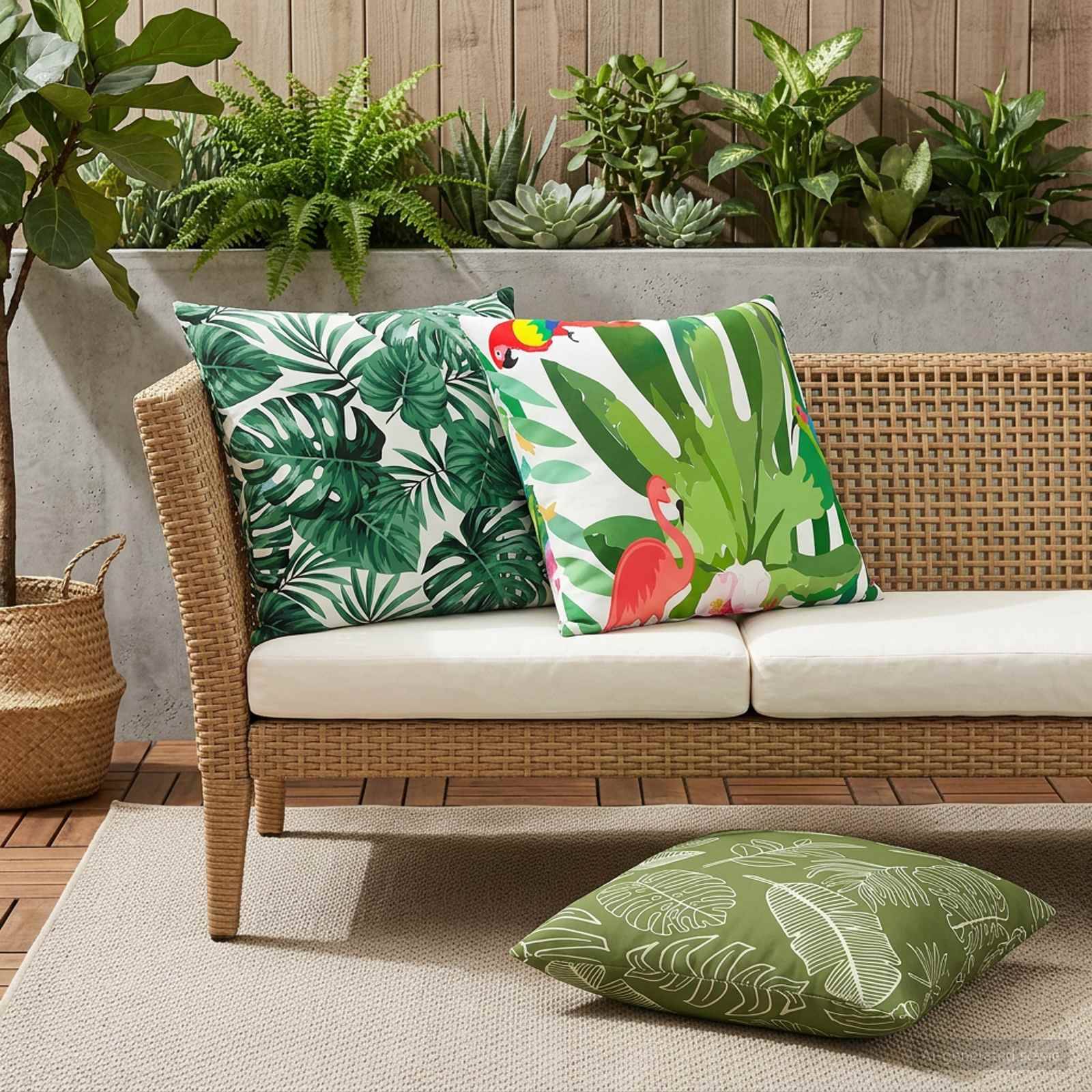 vidaXL Kissenbezug 2 pcs HEERLEN Mehrfarbig 65 x 65 cm Polyester