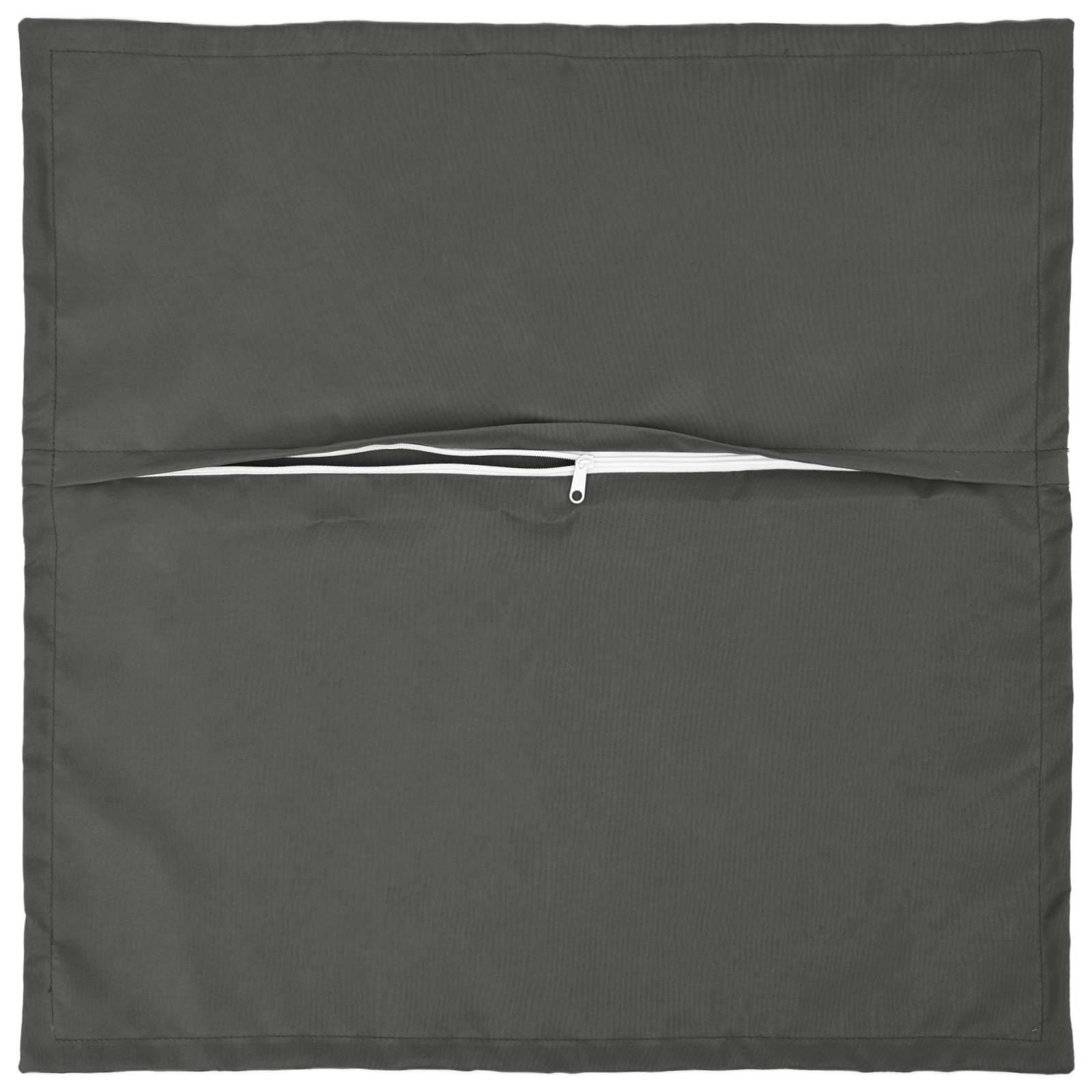 vidaXL Kissenbezug 12 stk. HOUTEN Anthrazit 50 x 50 cm Polyester