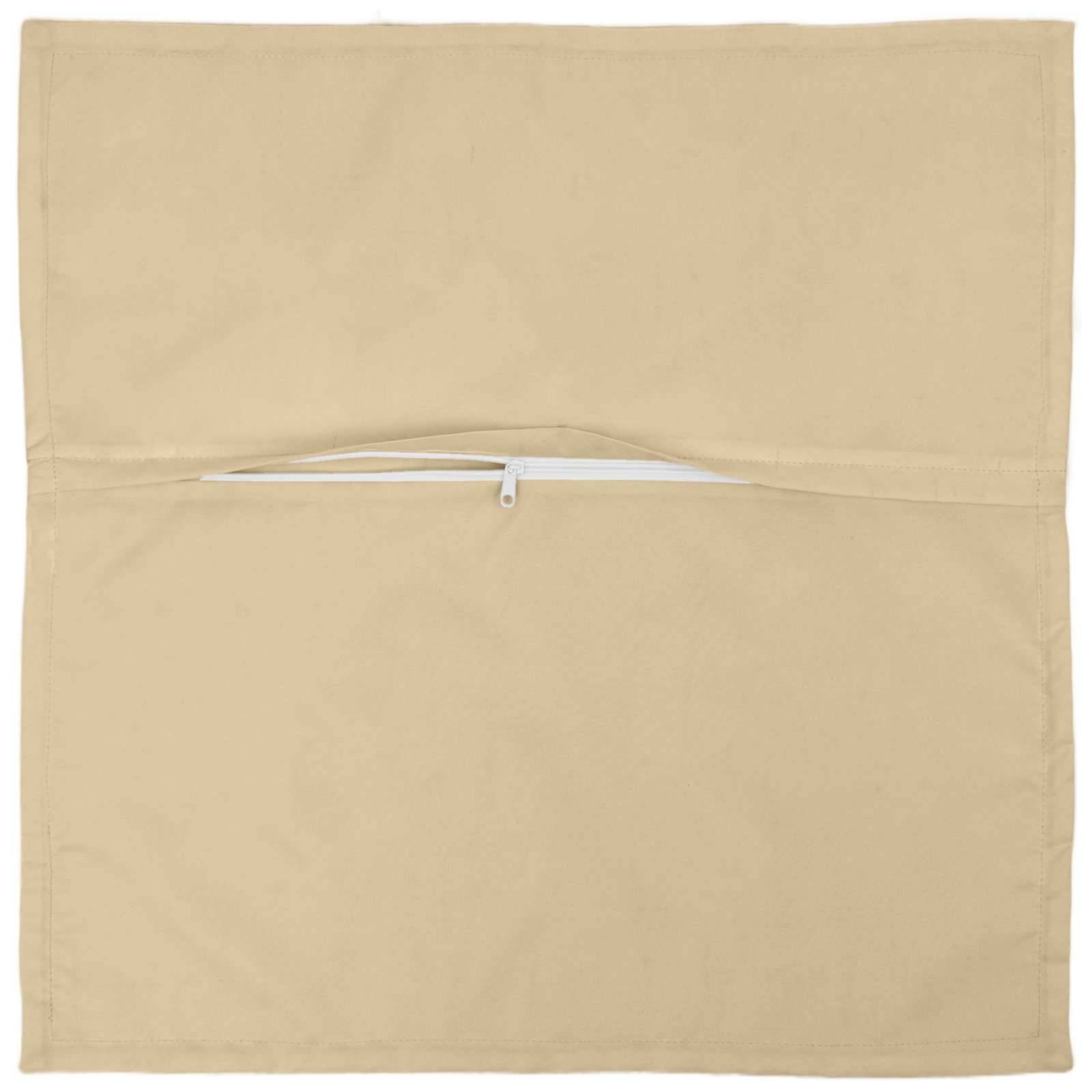 vidaXL Kissenbezug 2 stk. HOUTEN Beige 55 x 55 cm Polyester