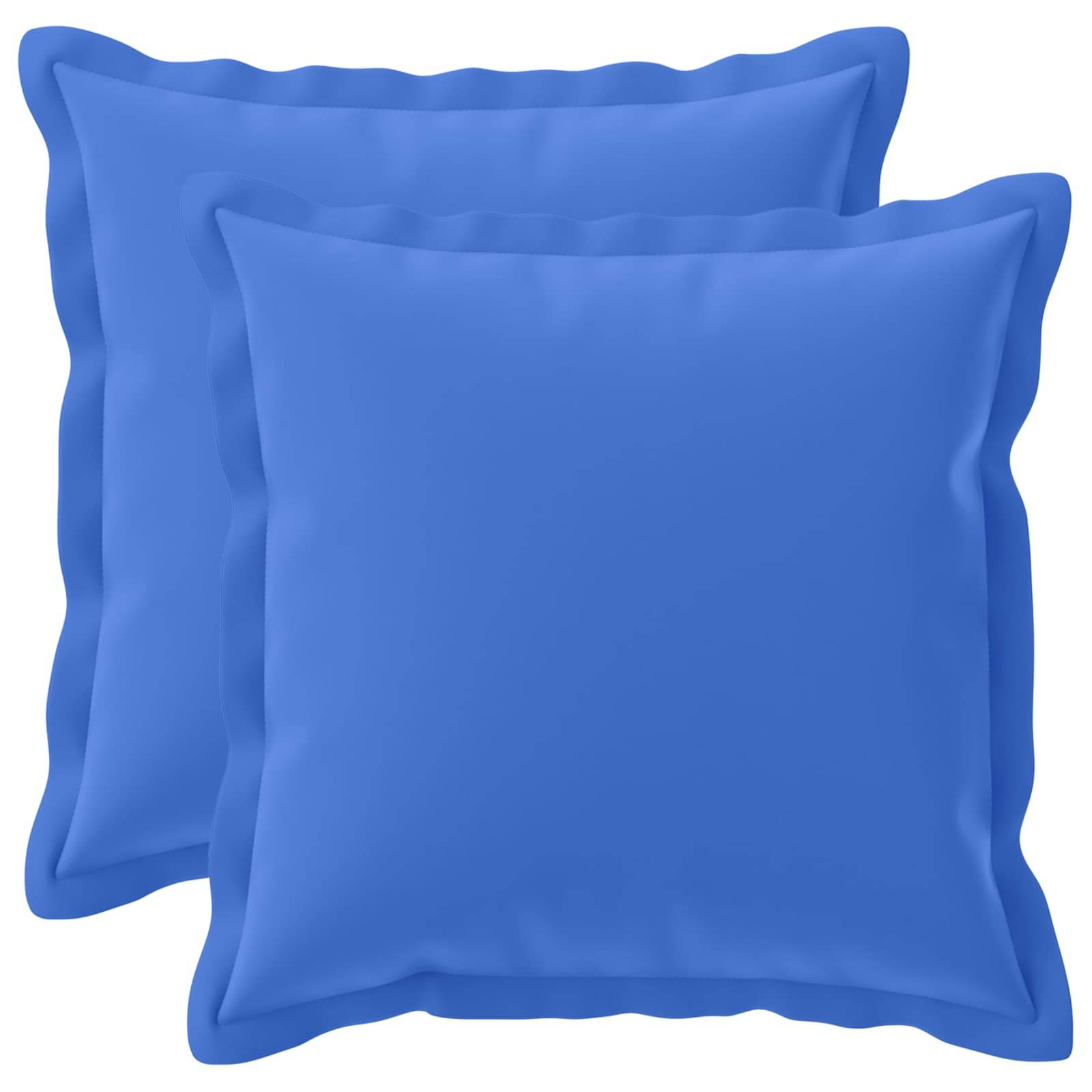 vidaXL Kissenbezug 2 stk. HOUTEN Königsblau 45 x 45 cm Polyester