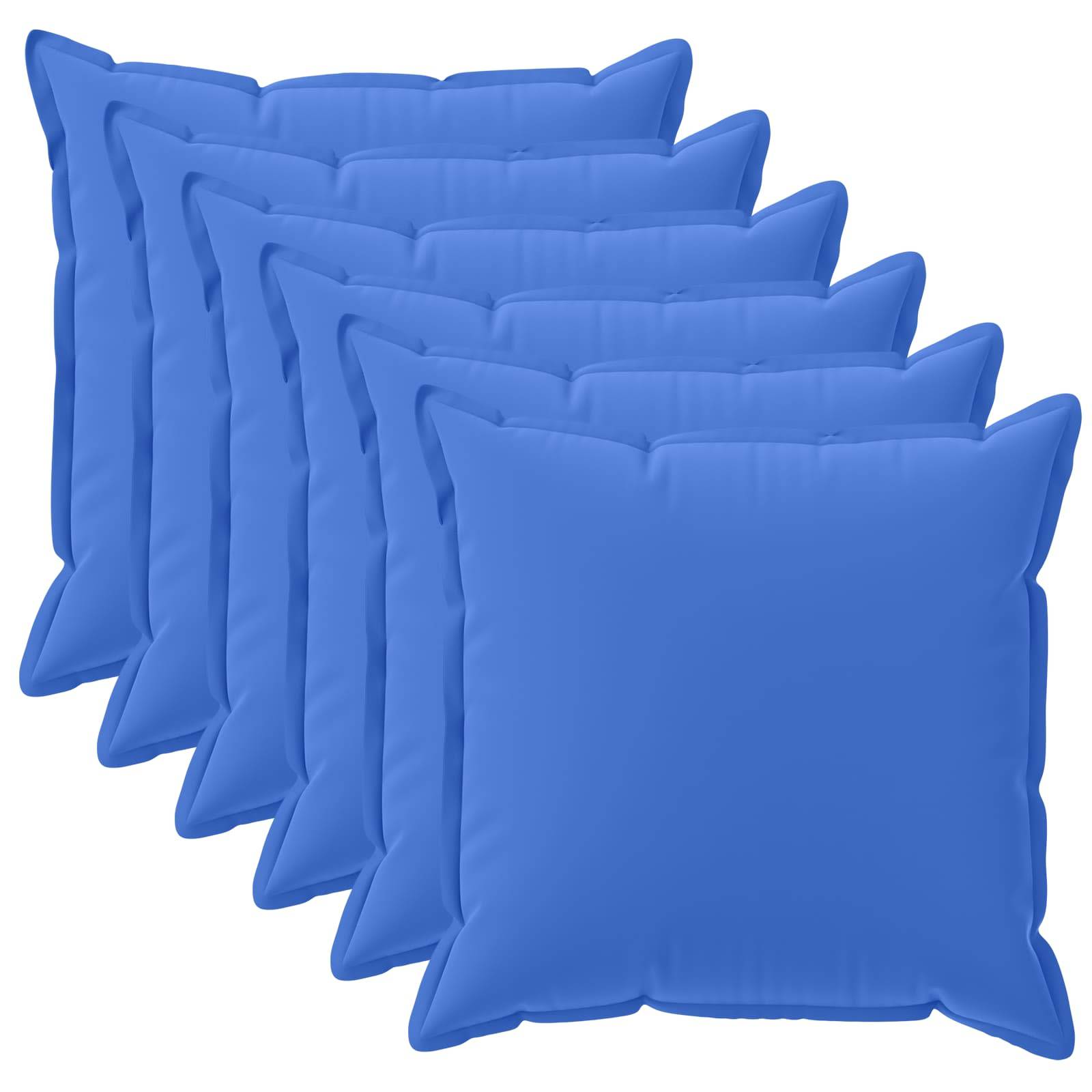 vidaXL Kissenbezug 6 stk. HOUTEN Königsblau 30 x 30 cm Polyester