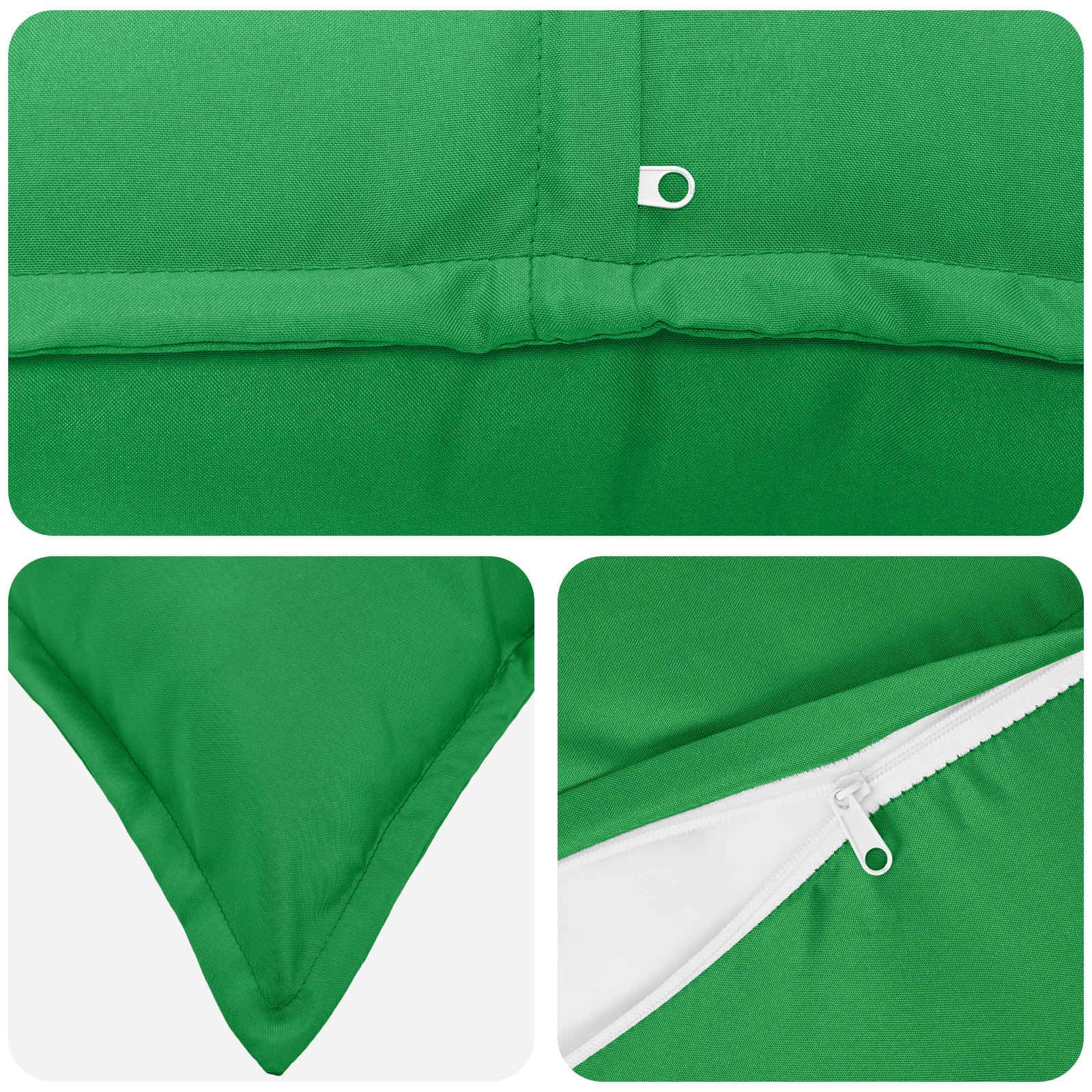 vidaXL Kissenbezug 2 stk. HOUTEN Grün 80 x 80 cm Polyester