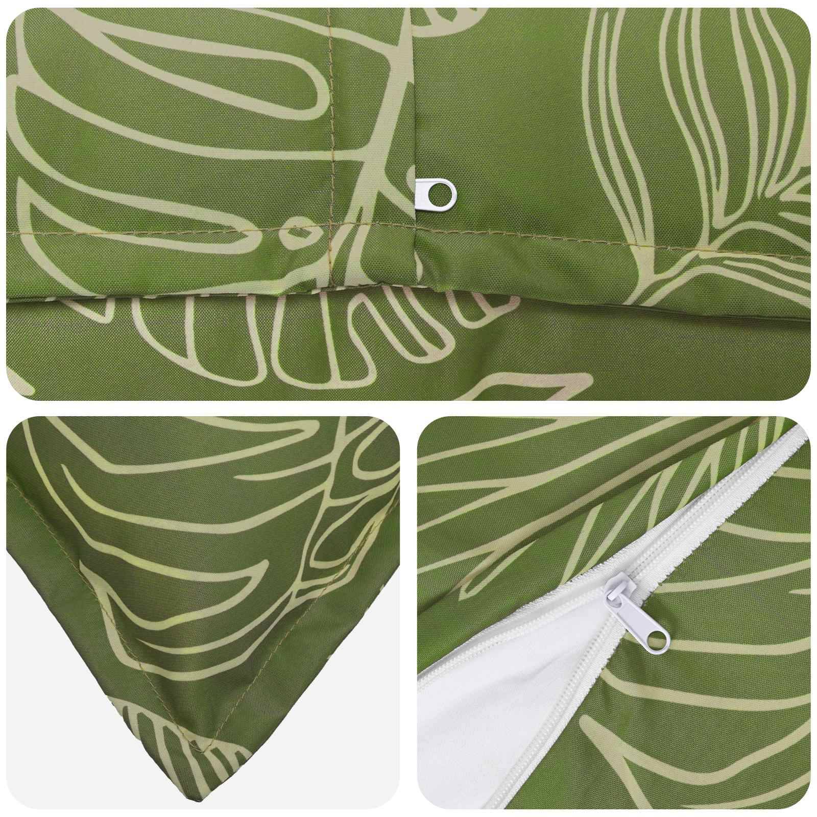 vidaXL Kissenbezug HOUTEN Blattdesign 40 x 145 cm Polyester