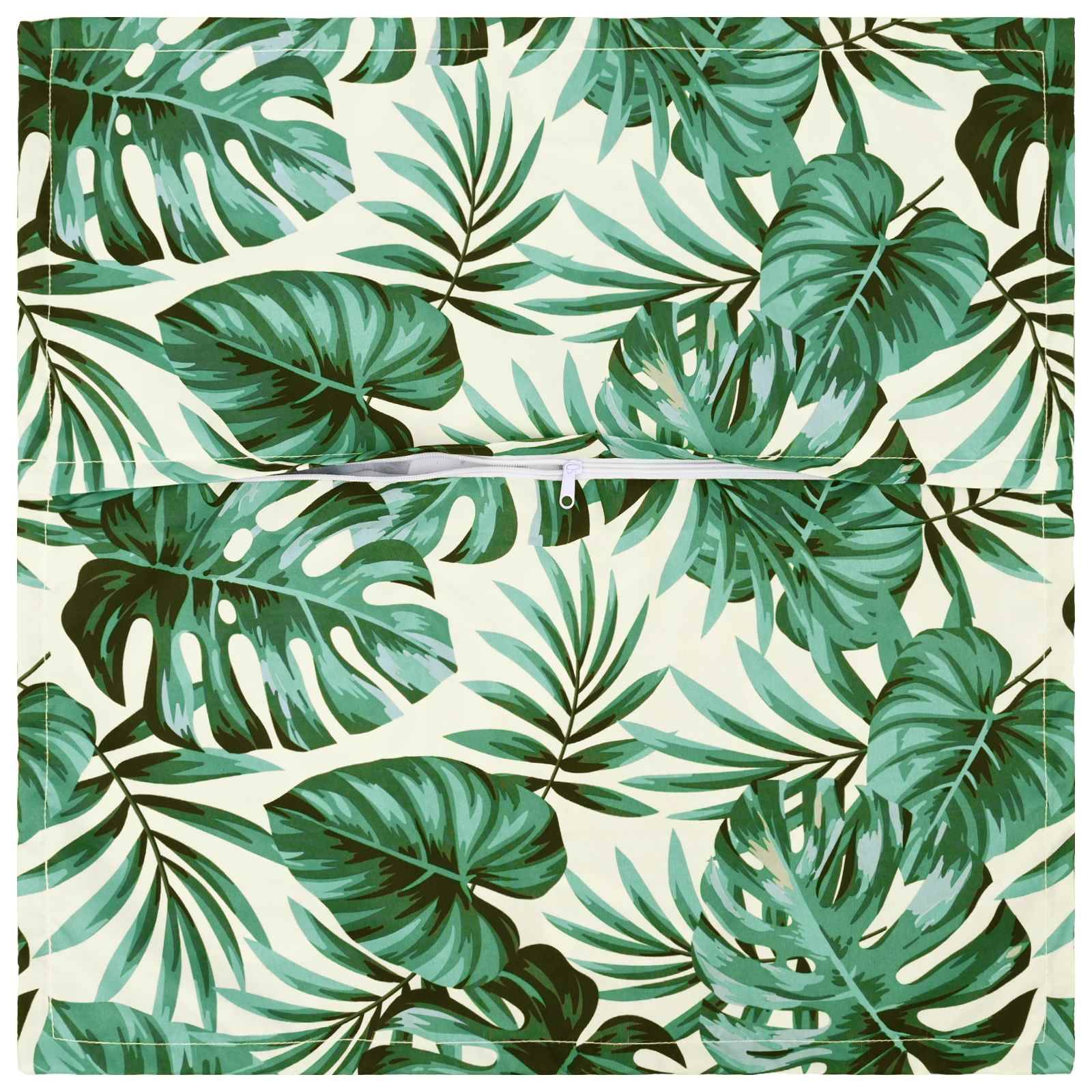 vidaXL Kissenbezug 6 stk. HOUTEN Blattmuster 45 x 45 cm Polyester