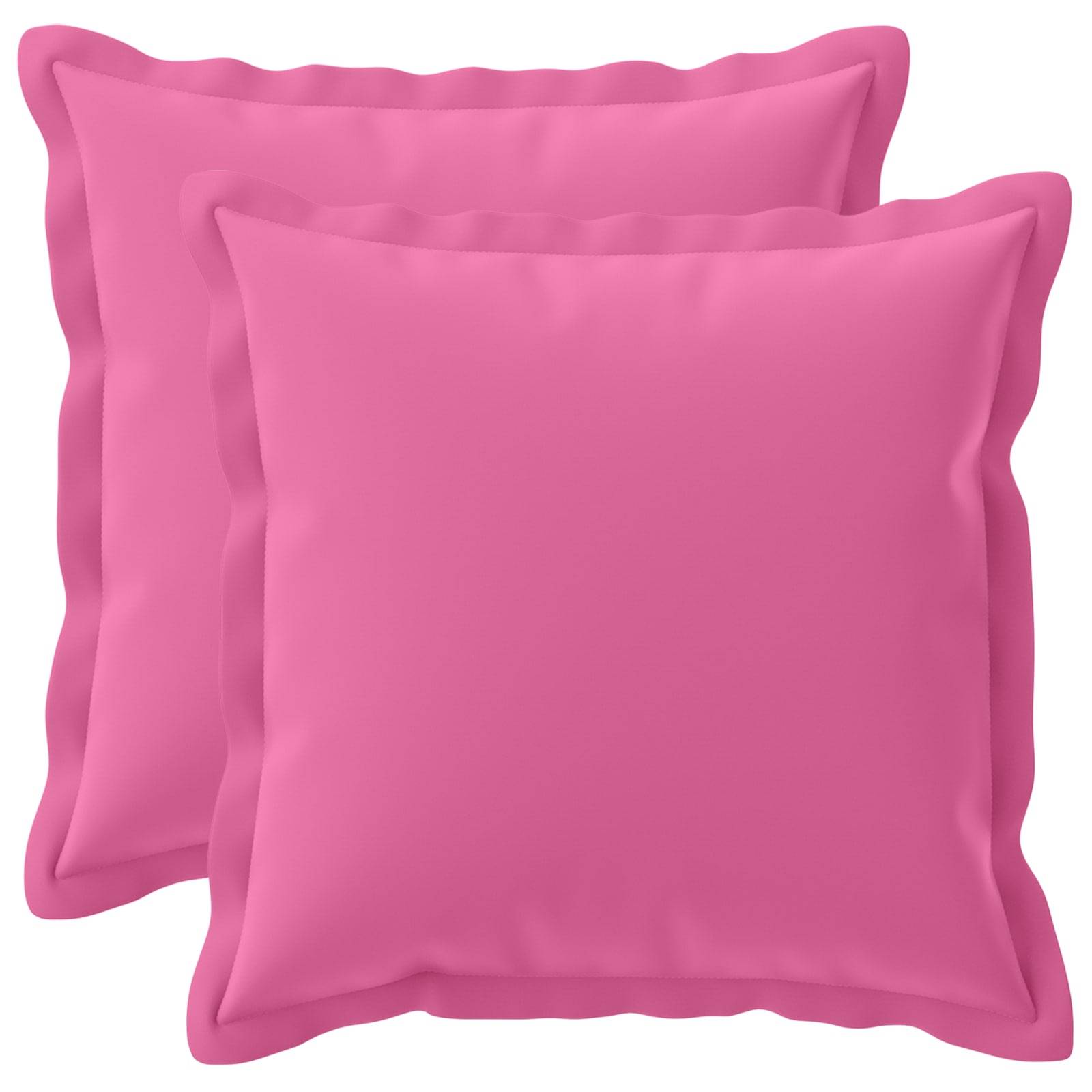 vidaXL Kissenbezug 2 stk. HOUTEN Rosa 35 x 35 cm Polyester