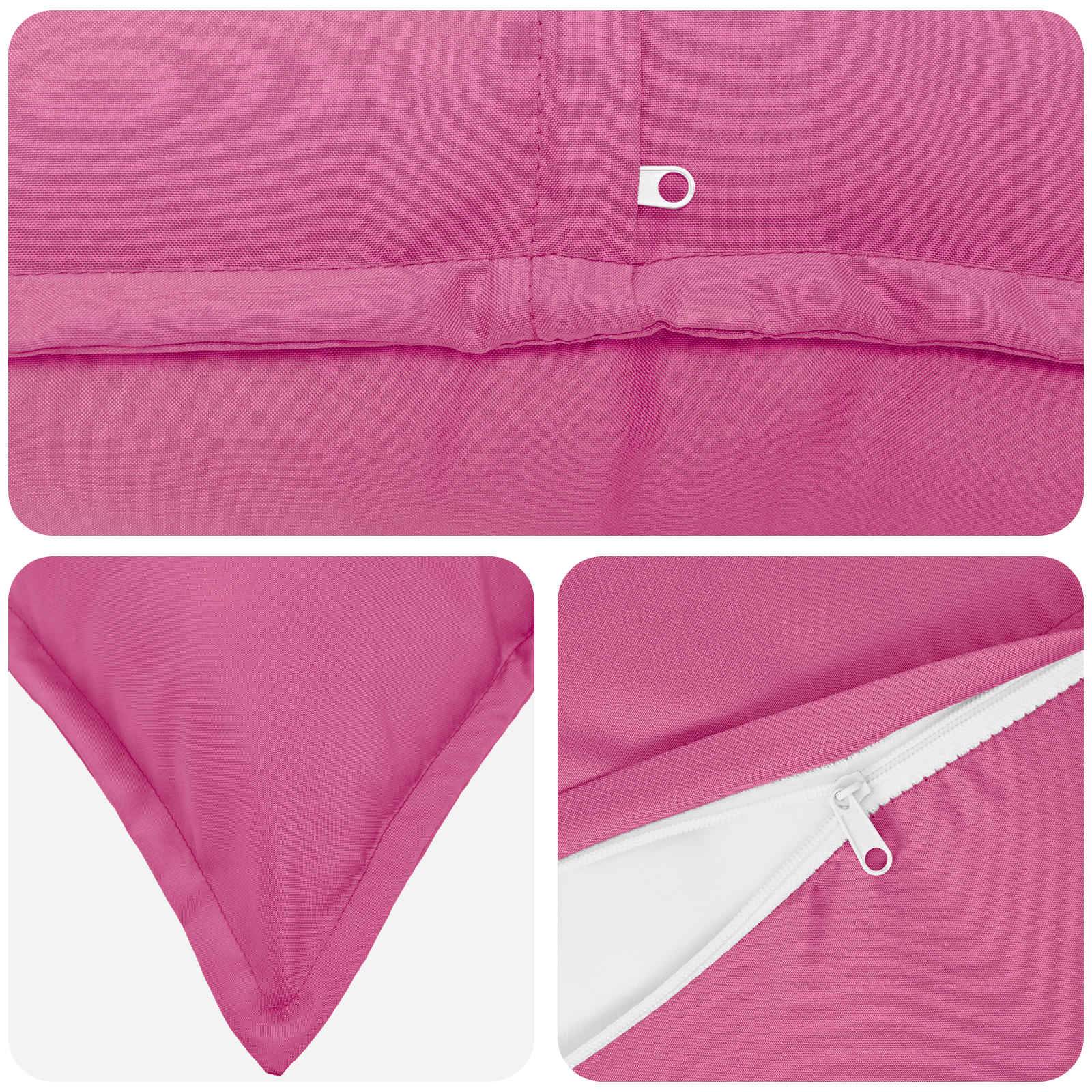 vidaXL Kissenbezug 2 stk. HOUTEN Rosa 35 x 35 cm Polyester