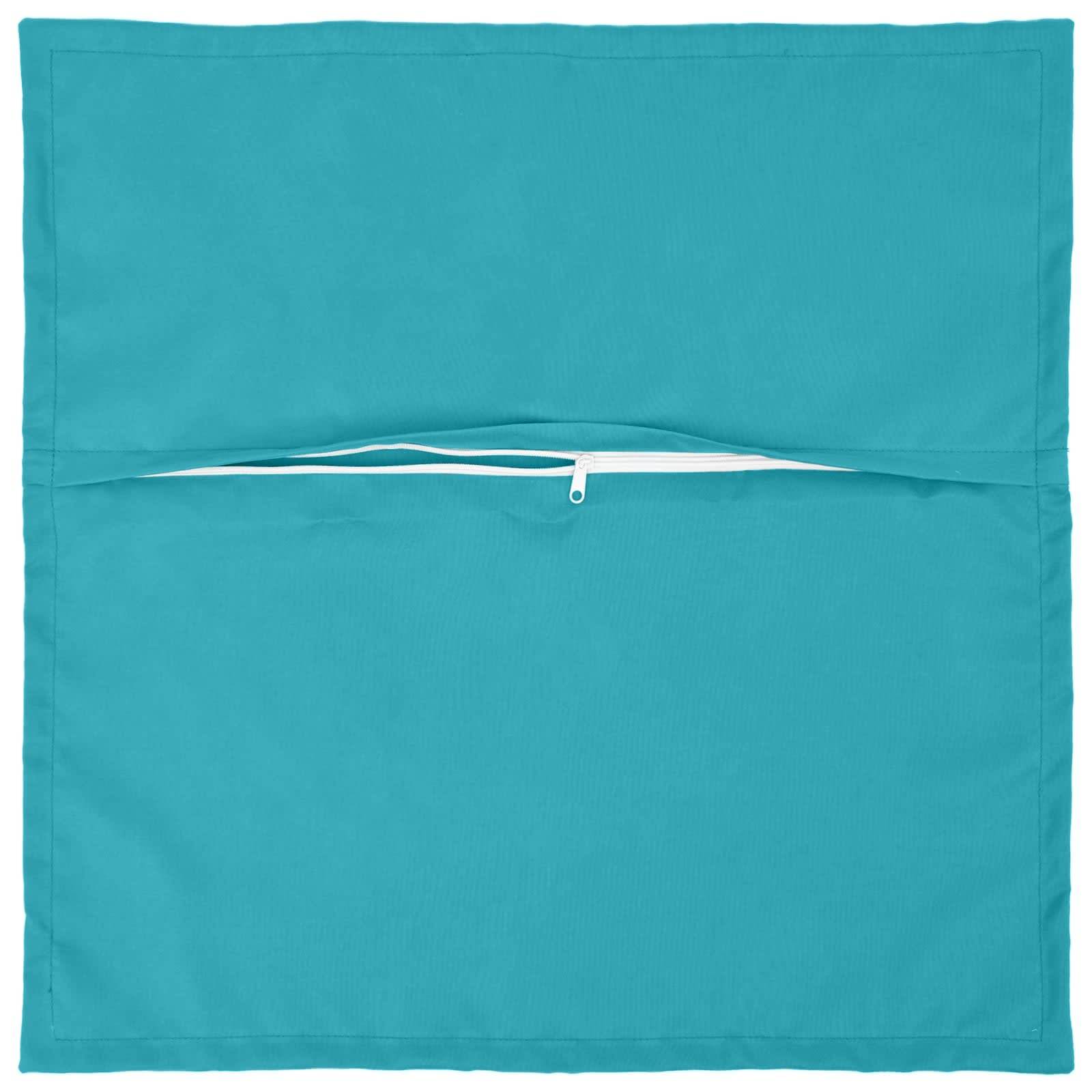 vidaXL Kissenbezug 2 stk. HOUTEN Türkis 30 x 30 cm Polyester