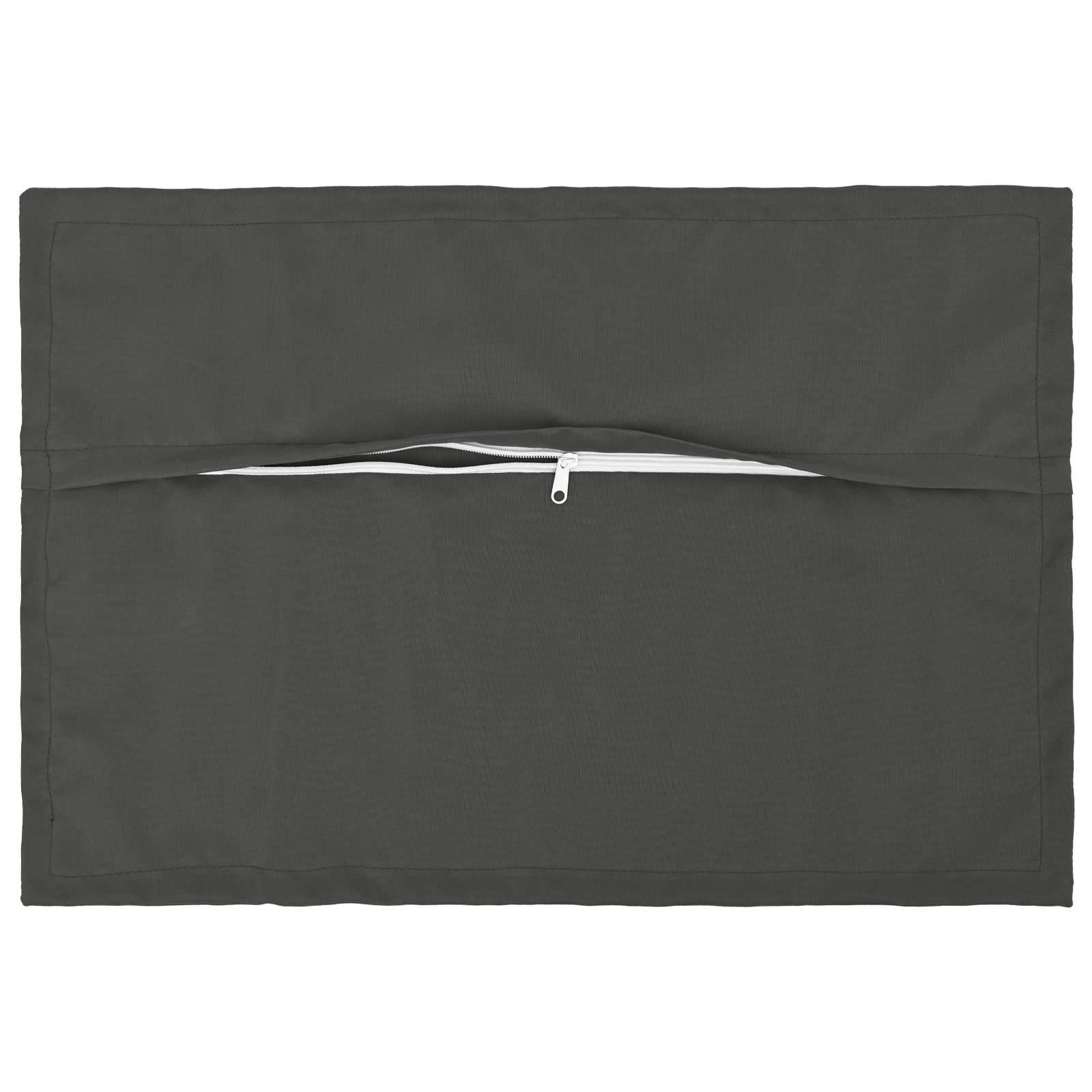 vidaXL Kissenbezug 2 stk. HOUTEN Anthrazit 50 x 70 cm Polyester