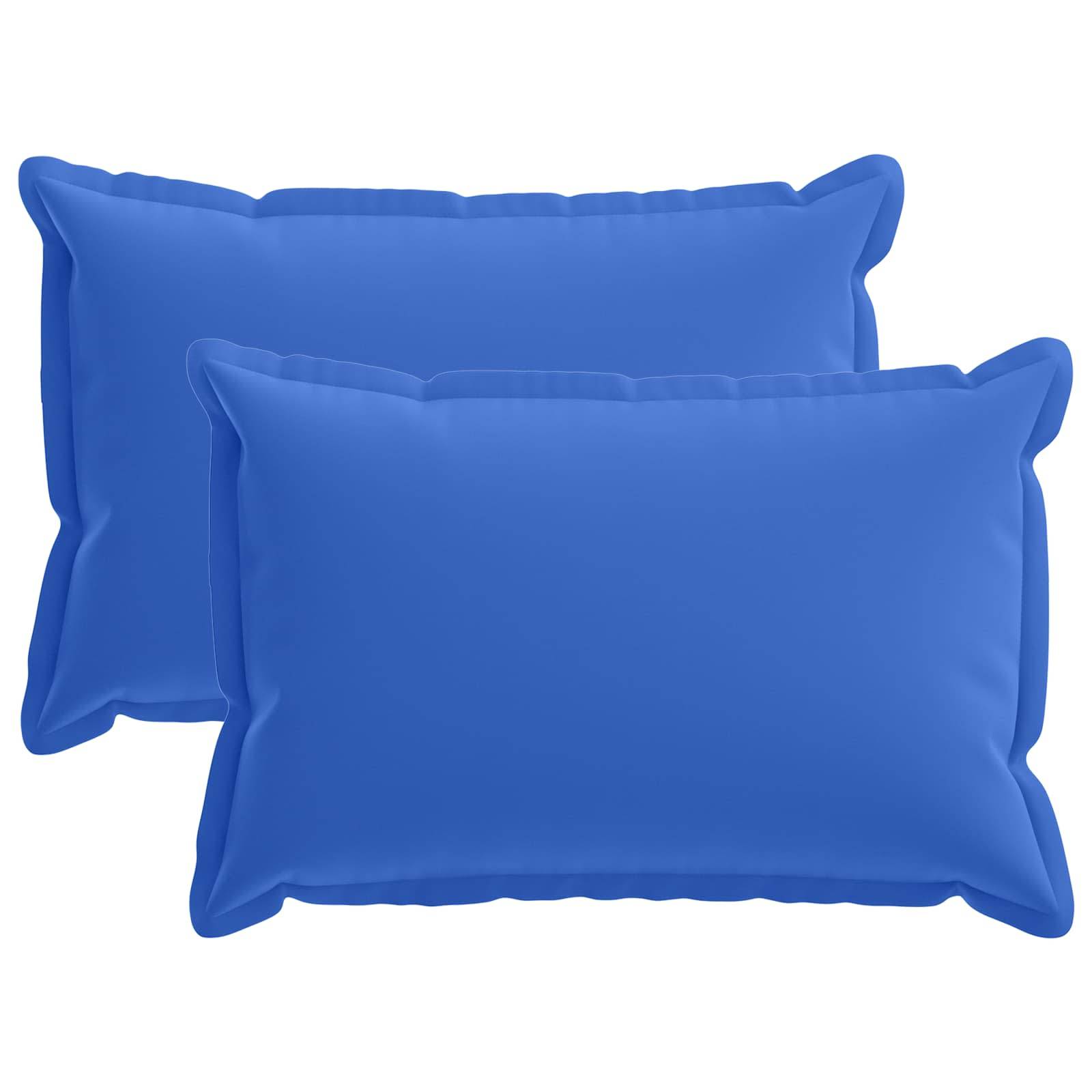 vidaXL Kissenbezug 2 stk. HOUTEN Königsblau 50 x 80 cm Polyester