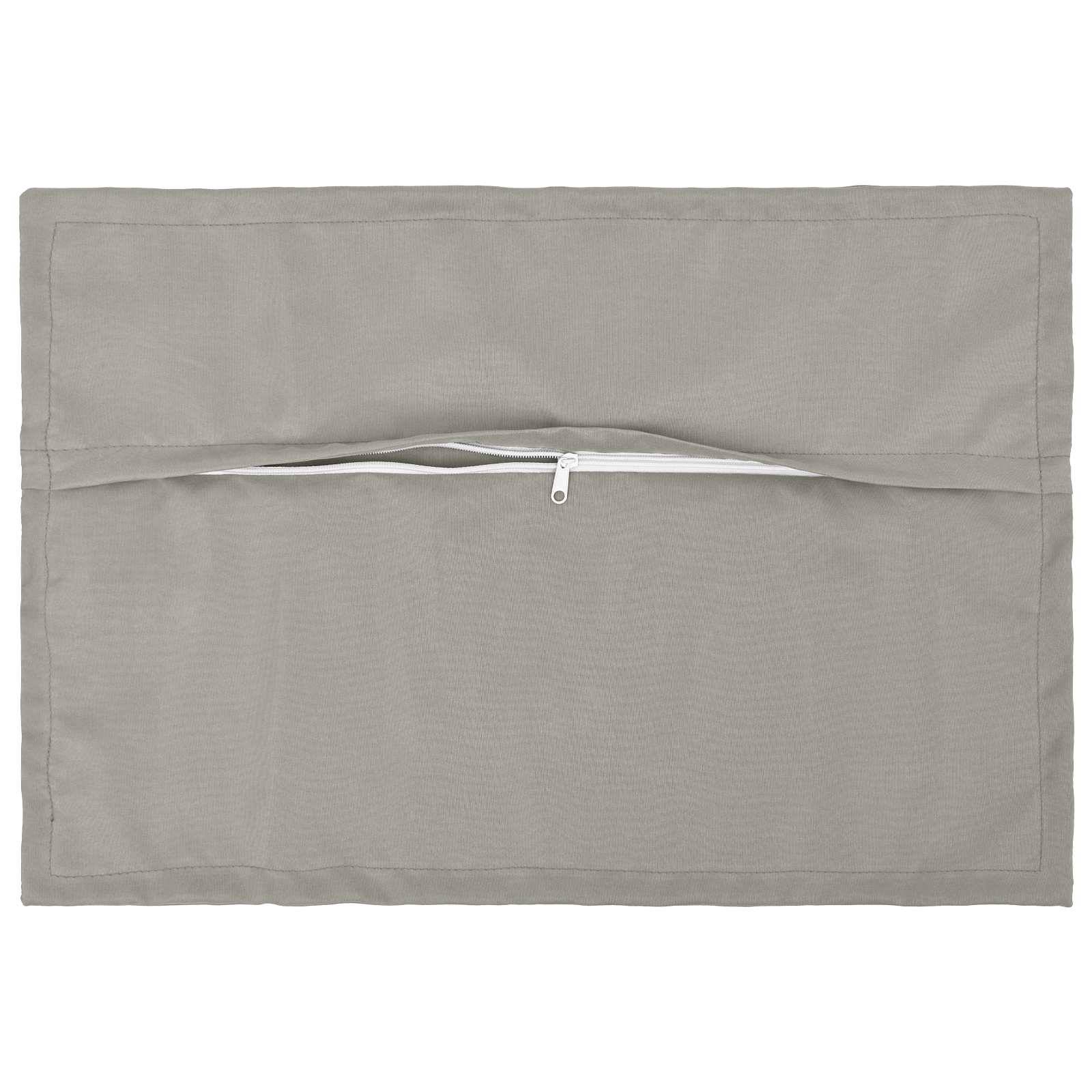 vidaXL Kissenbezug 2 stk. HOUTEN Grau 50 x 75 cm Polyester