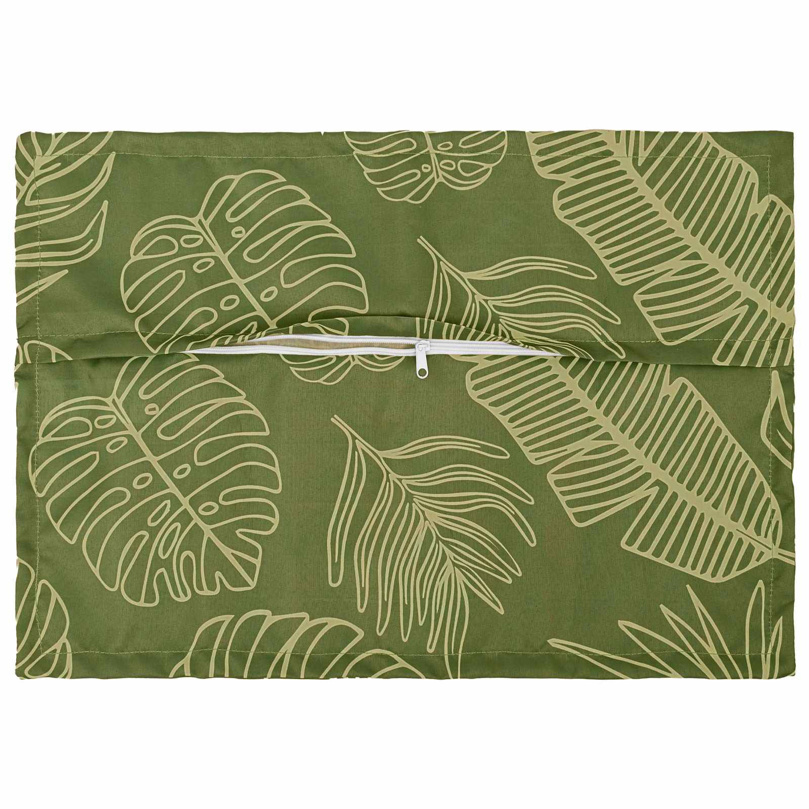 vidaXL Kissenbezug 2 stk. HOUTEN Blattdesign 50 x 80 cm Polyester