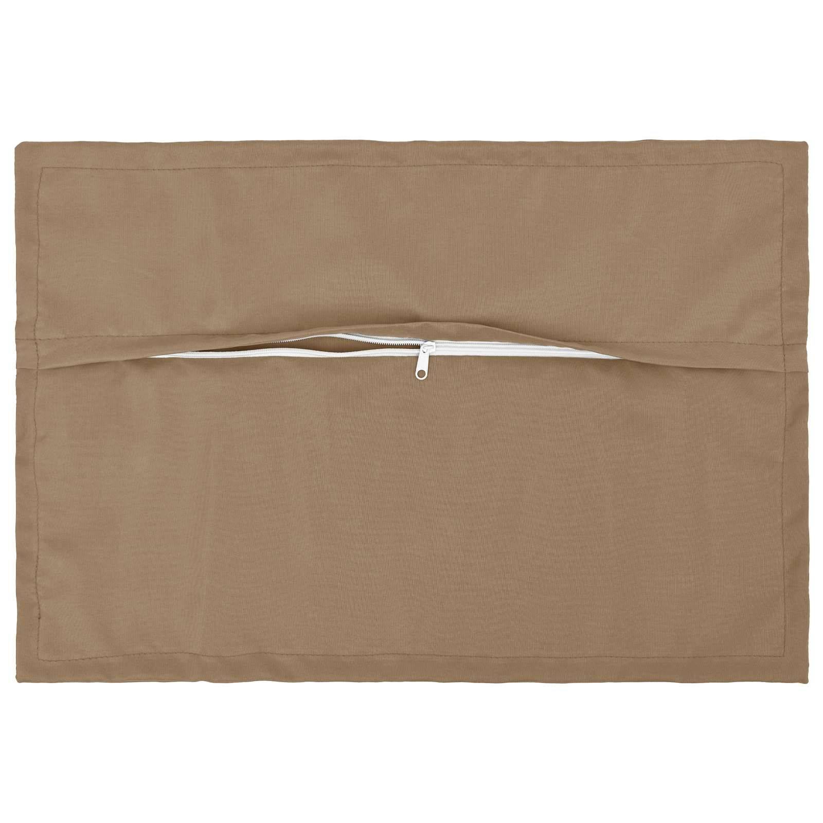vidaXL Kissenbezug 2 stk. HOUTEN Taupe 40 x 60 cm Polyester