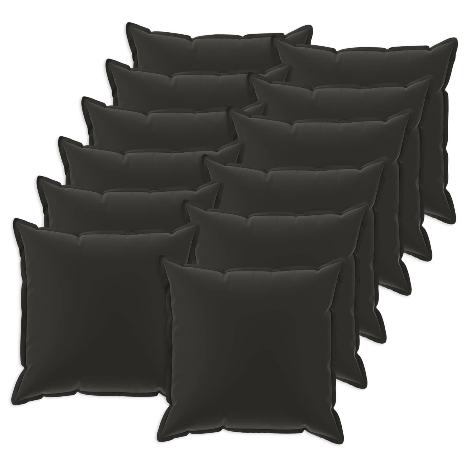 vidaXL Kissenbezug 12 stk. HOUTEN Mehrfarbig 50 x 50 cm Polyester