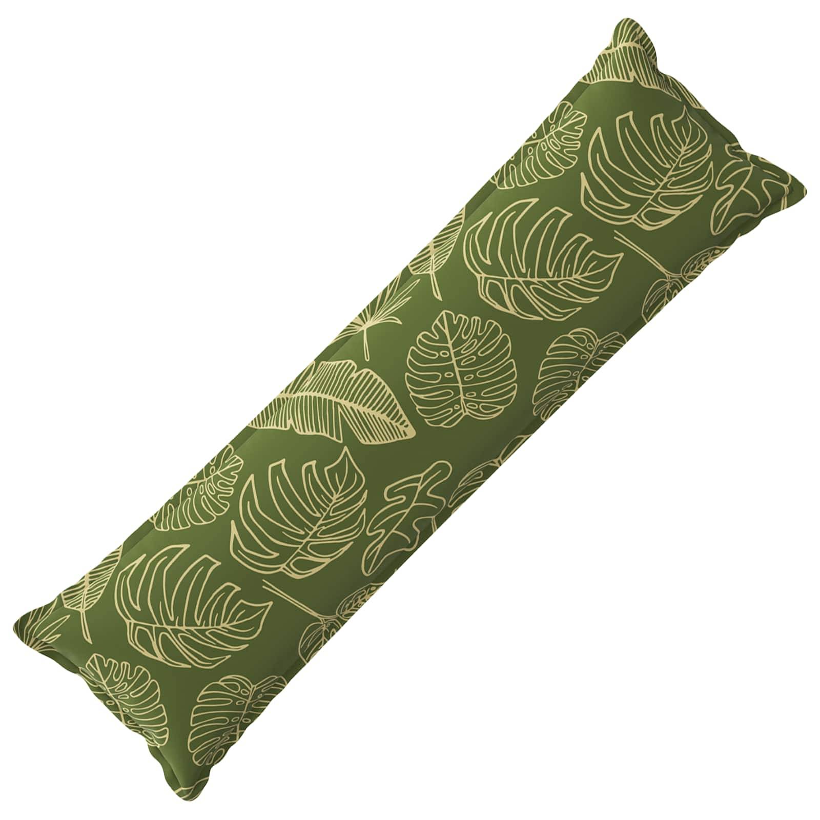 vidaXL Kissenbezug HOUTEN Blattdesign 40 x 145 cm Polyester